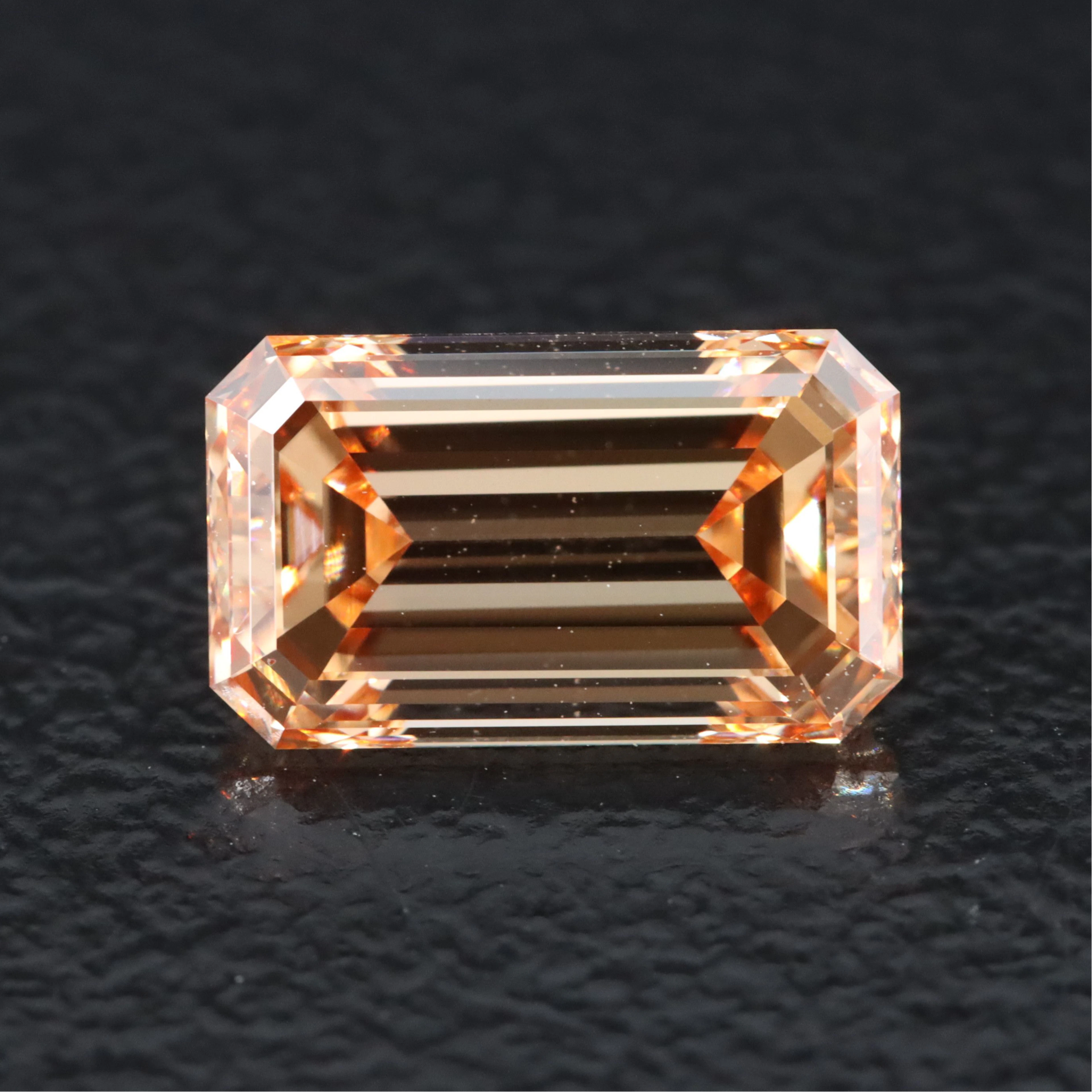 Loose 1.73 CT Fancy Orange Lab Grown Diamond