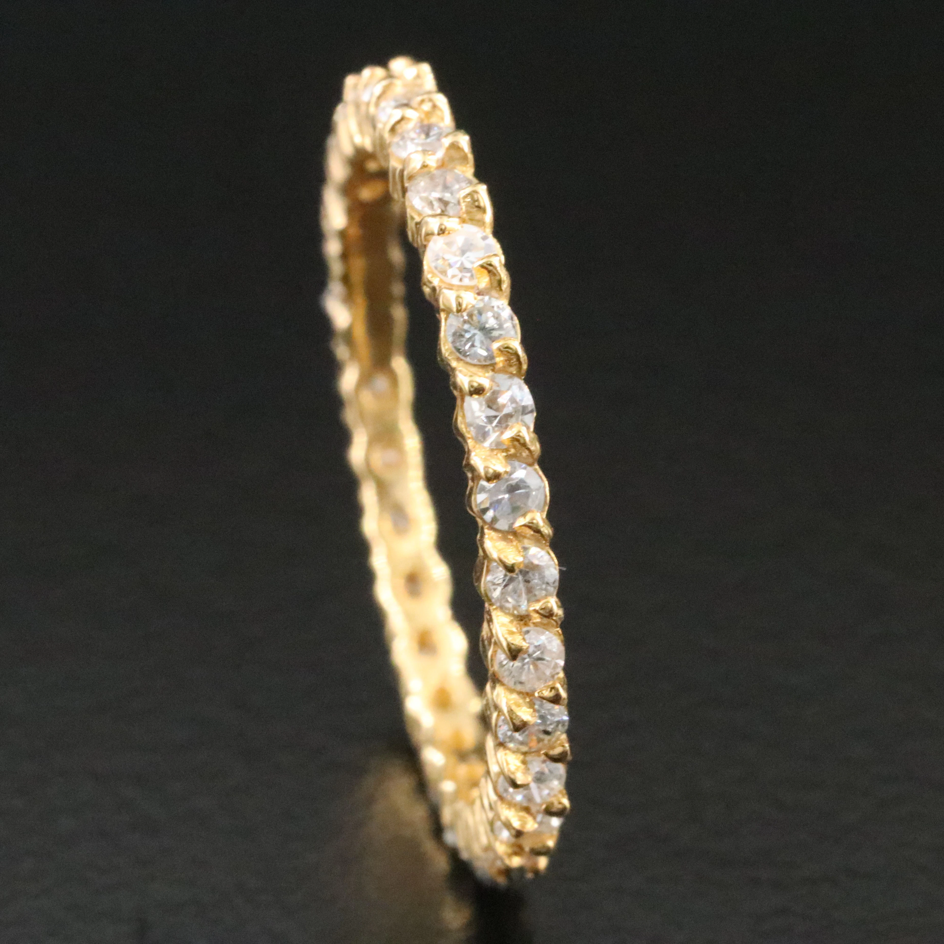 14K 0.82 CTW Diamond Eternity Band
