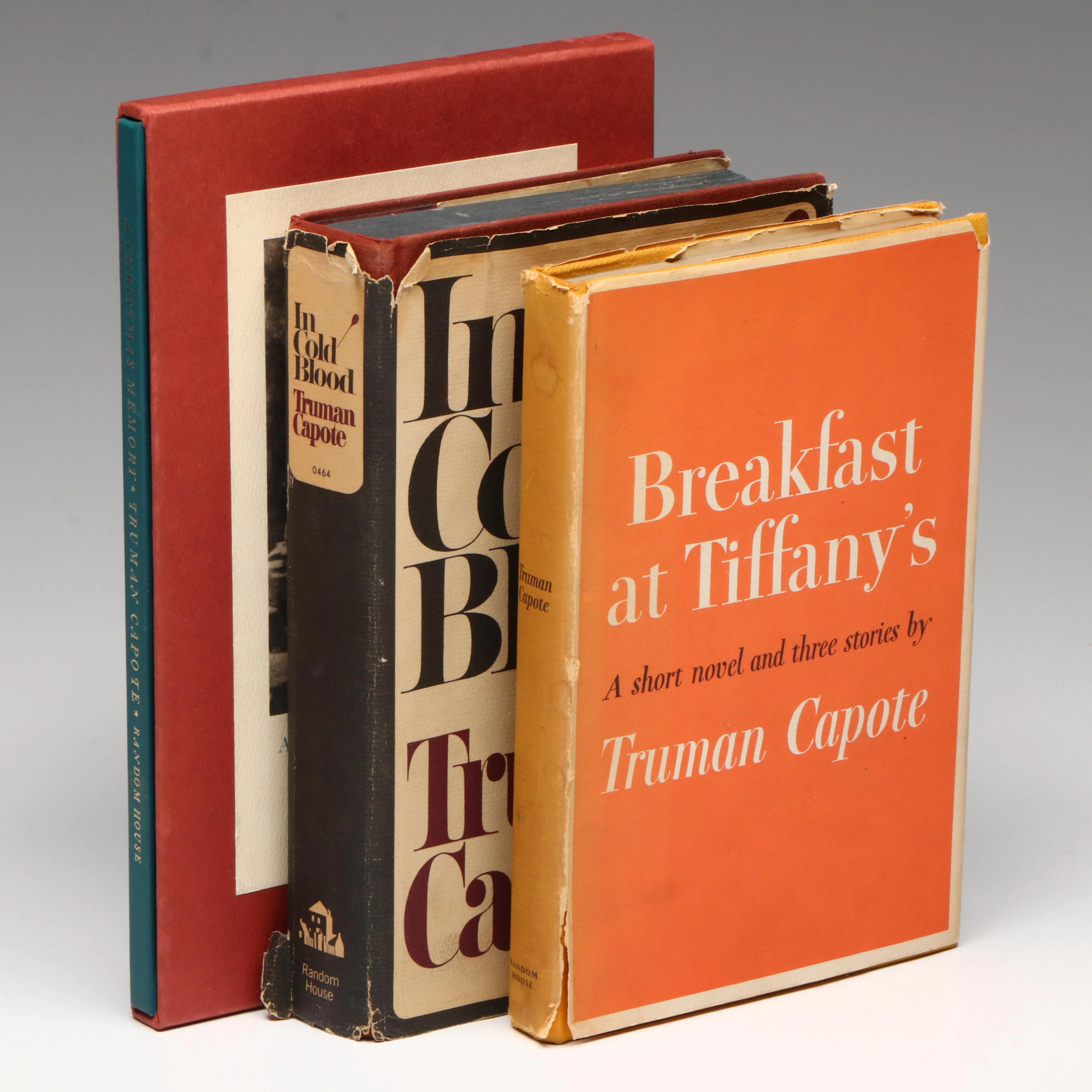 Signed First Trade Edition "A Christmas Memory" and More Books by Truman Capote