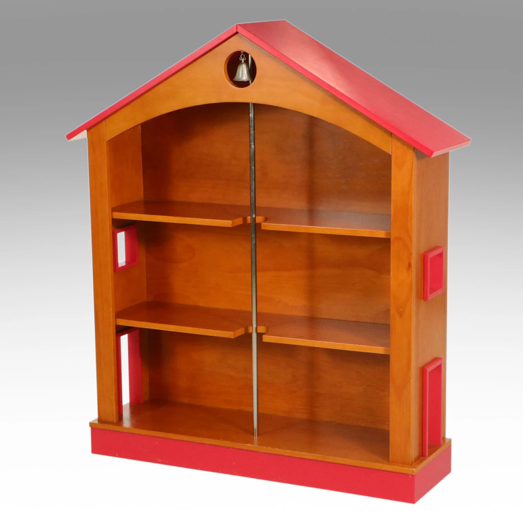 Firehouse Shaped Bookcase, Late 20th to 21st Century