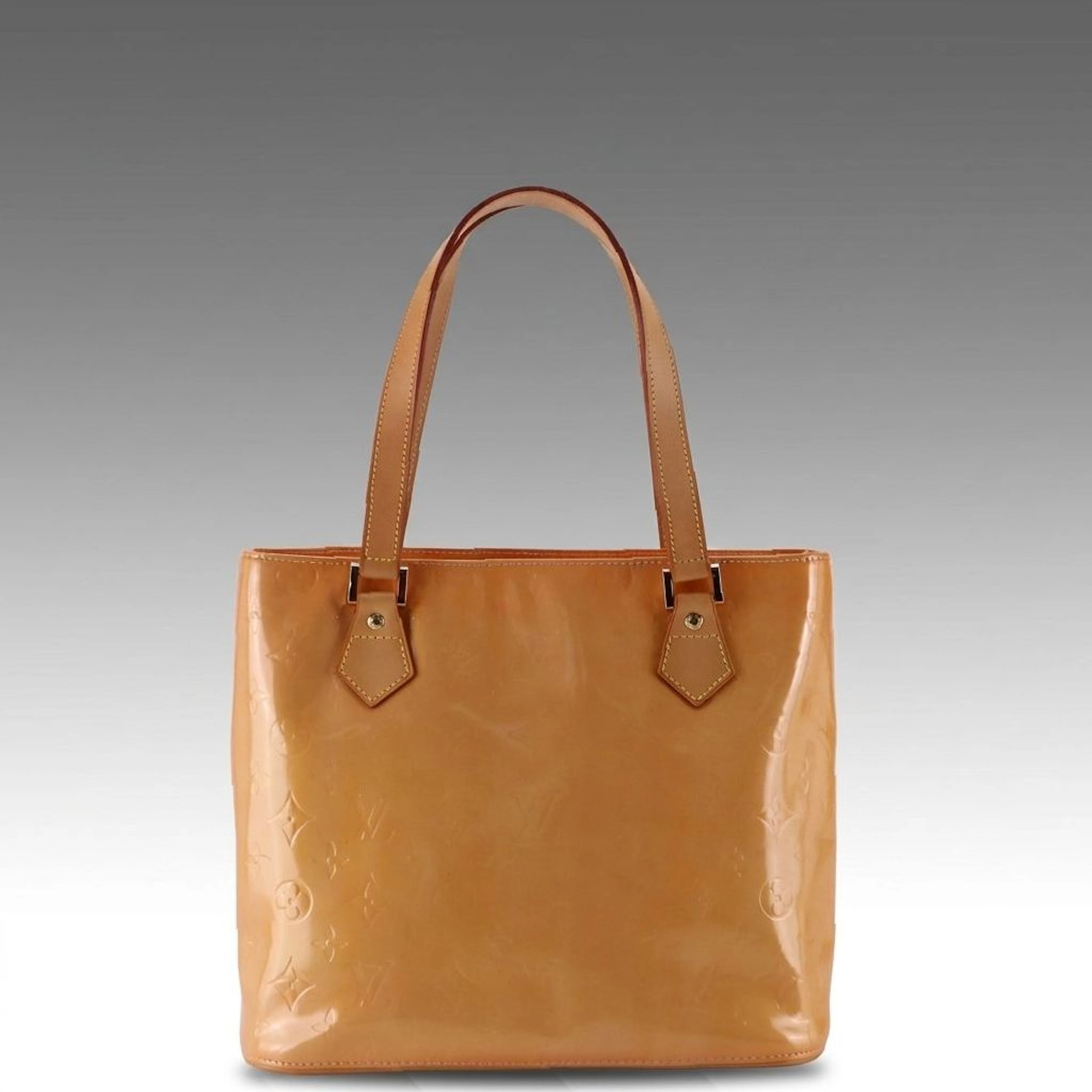 Louis Vuitton Houston Zip Tote in Mango Monogram Vernis and Vachetta Leather