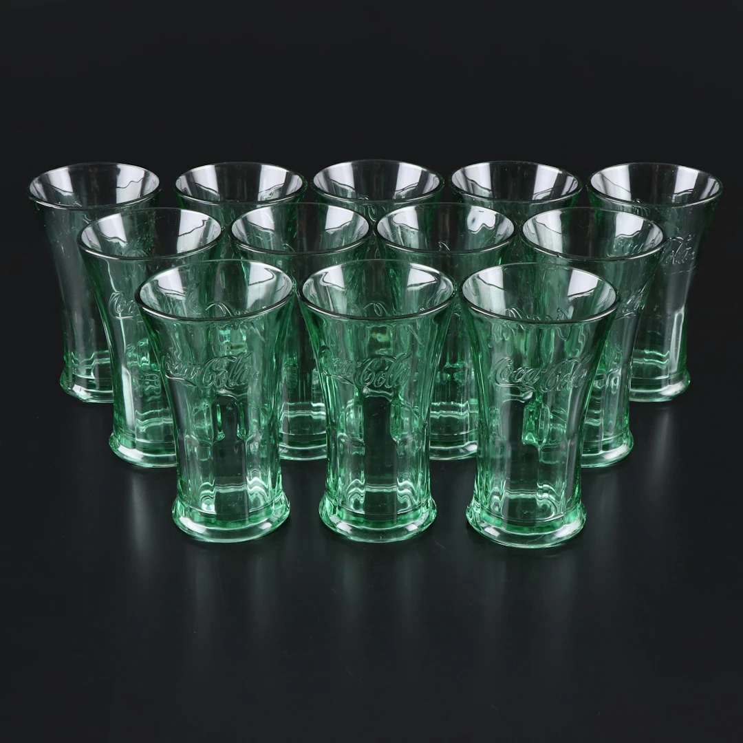 Libbey Coca-Cola Green Glassware