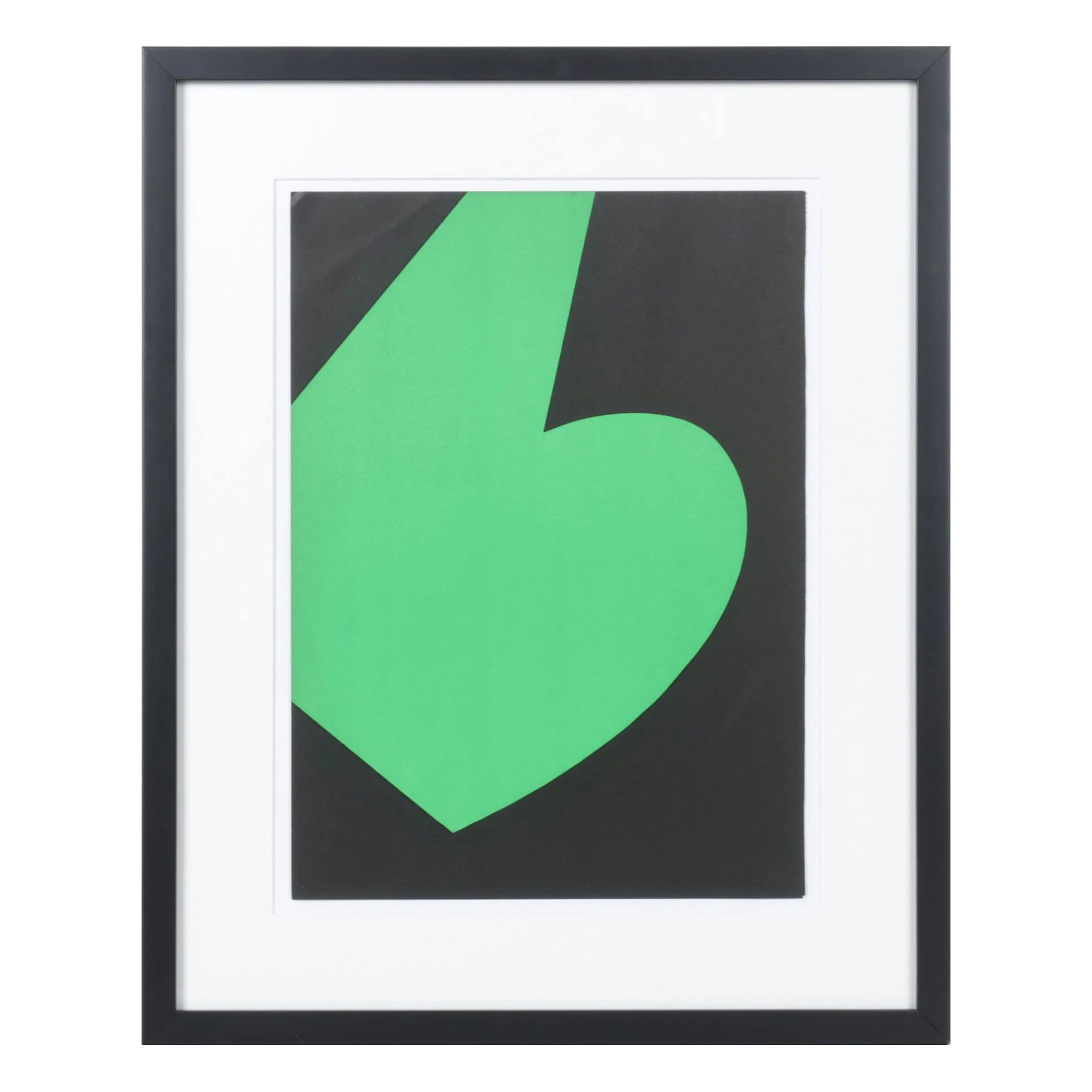 Ellsworth Kelly Color Lithograph for "Derrière le Miroir," 1958