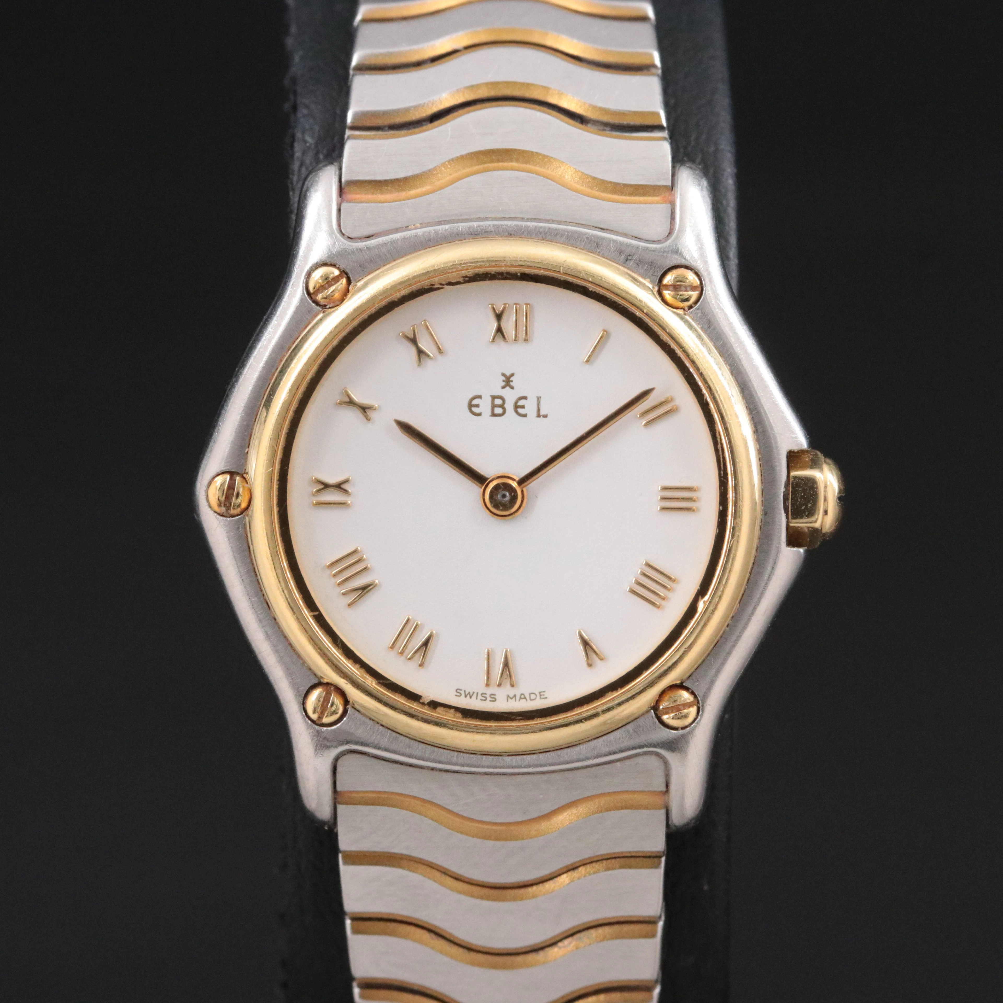 Ebel 18K and Stainless Steel Sport Classic Quartz Watch