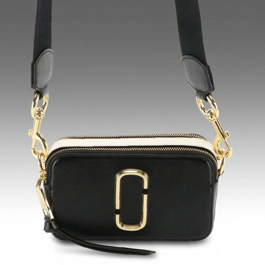 Marc Jacobs The Snapshot Small Camera Bag in Tricolor Saffiano Leather