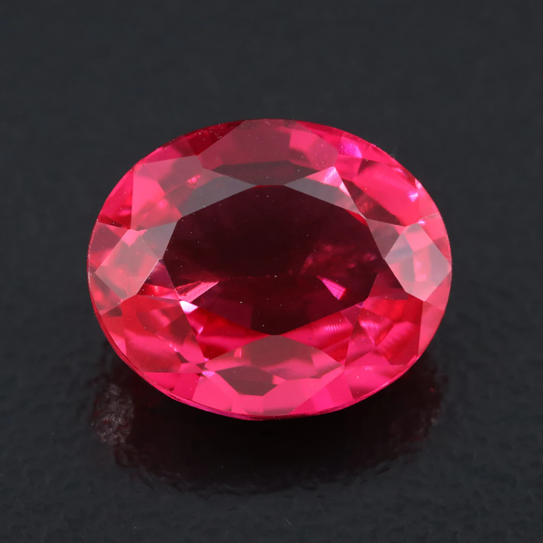 Loose 6.97 CT Lab Grown Ruby