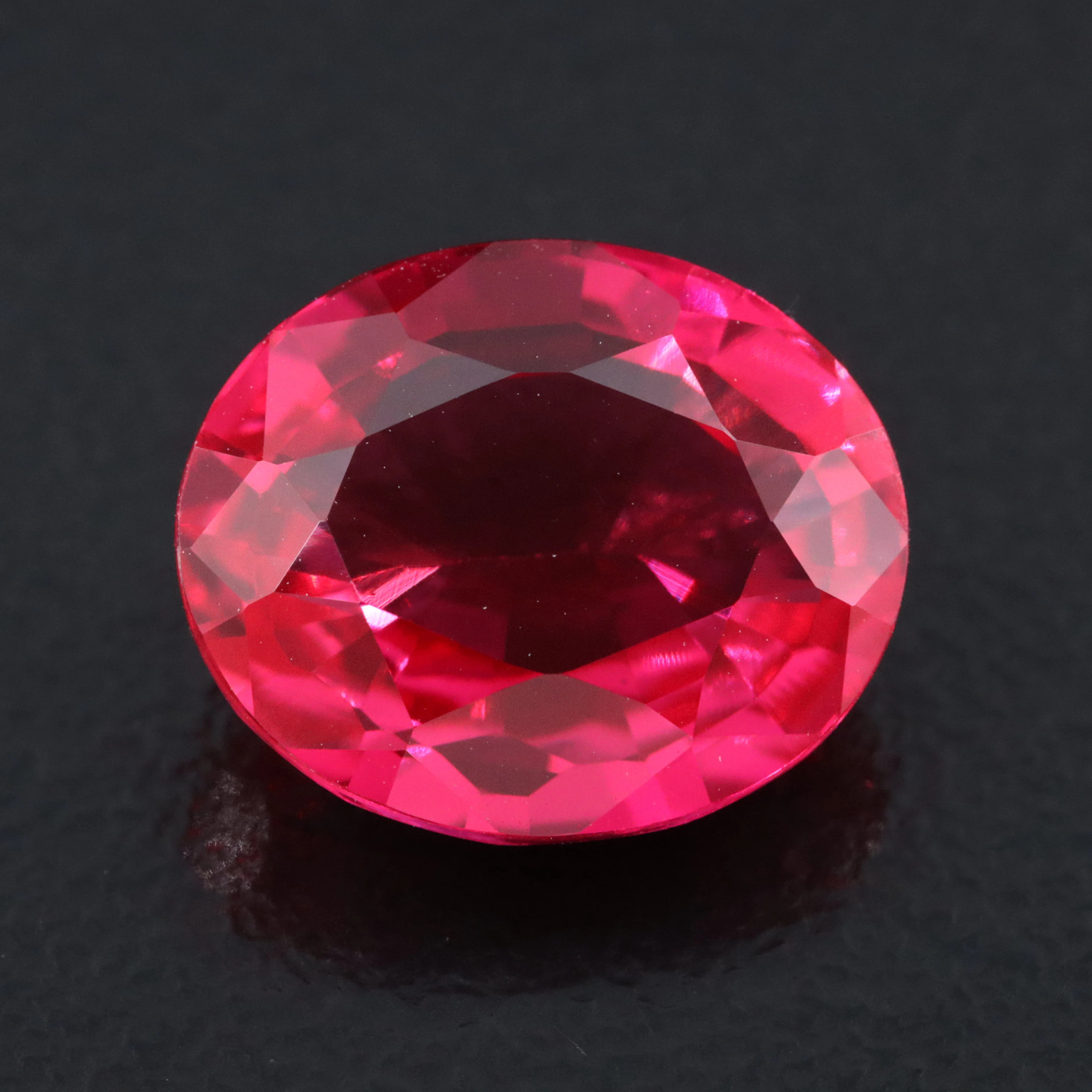 Loose 6.97 CT Lab Grown Ruby