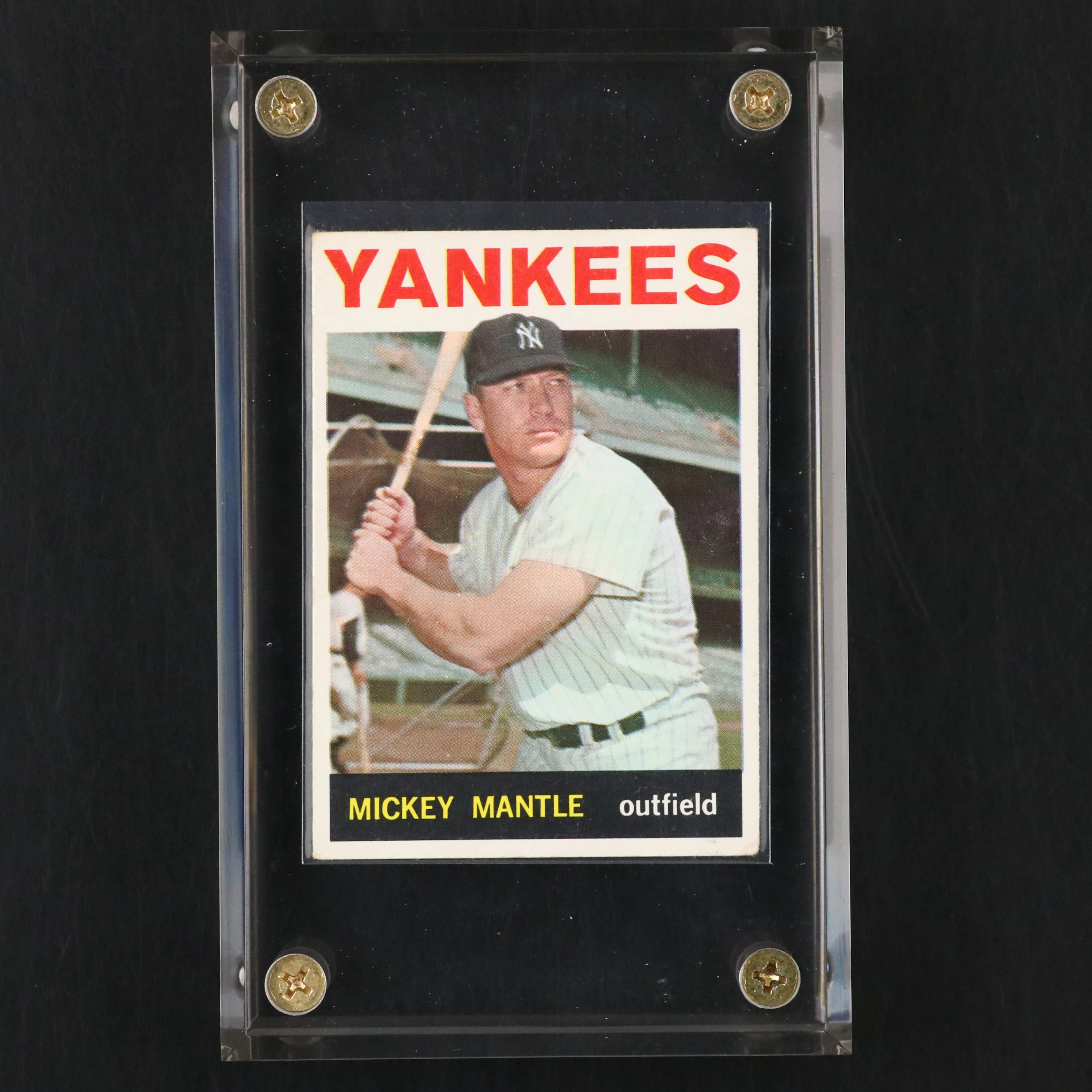 1964 Topps Mickey Mantle New York Yankees Baseball Card