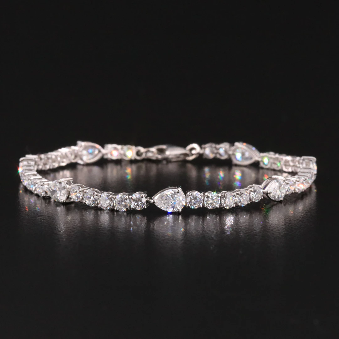14K 6.05 CTW Lab Grown Diamond Bracelet