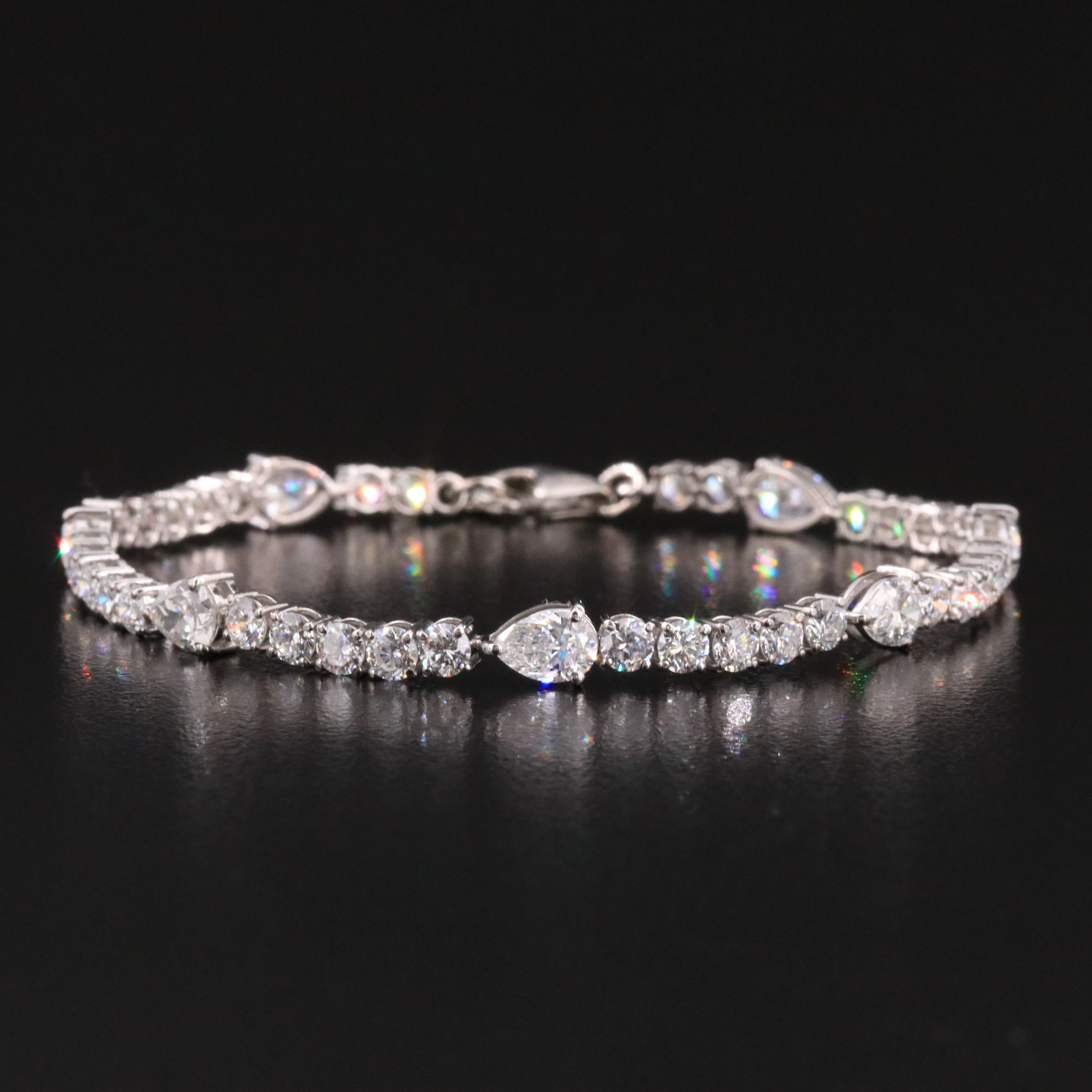 14K 6.05 CTW Lab Grown Diamond Bracelet
