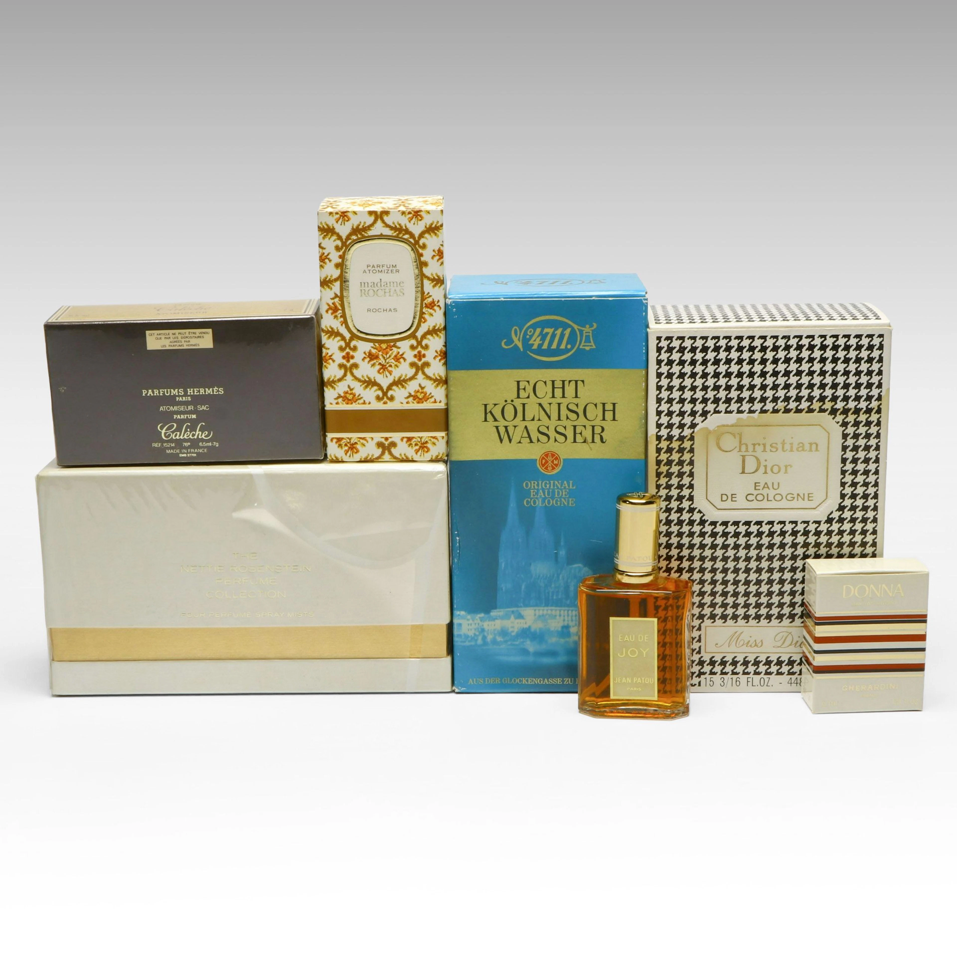 Christian Dior, Hérmes with Other Perfume Bottles