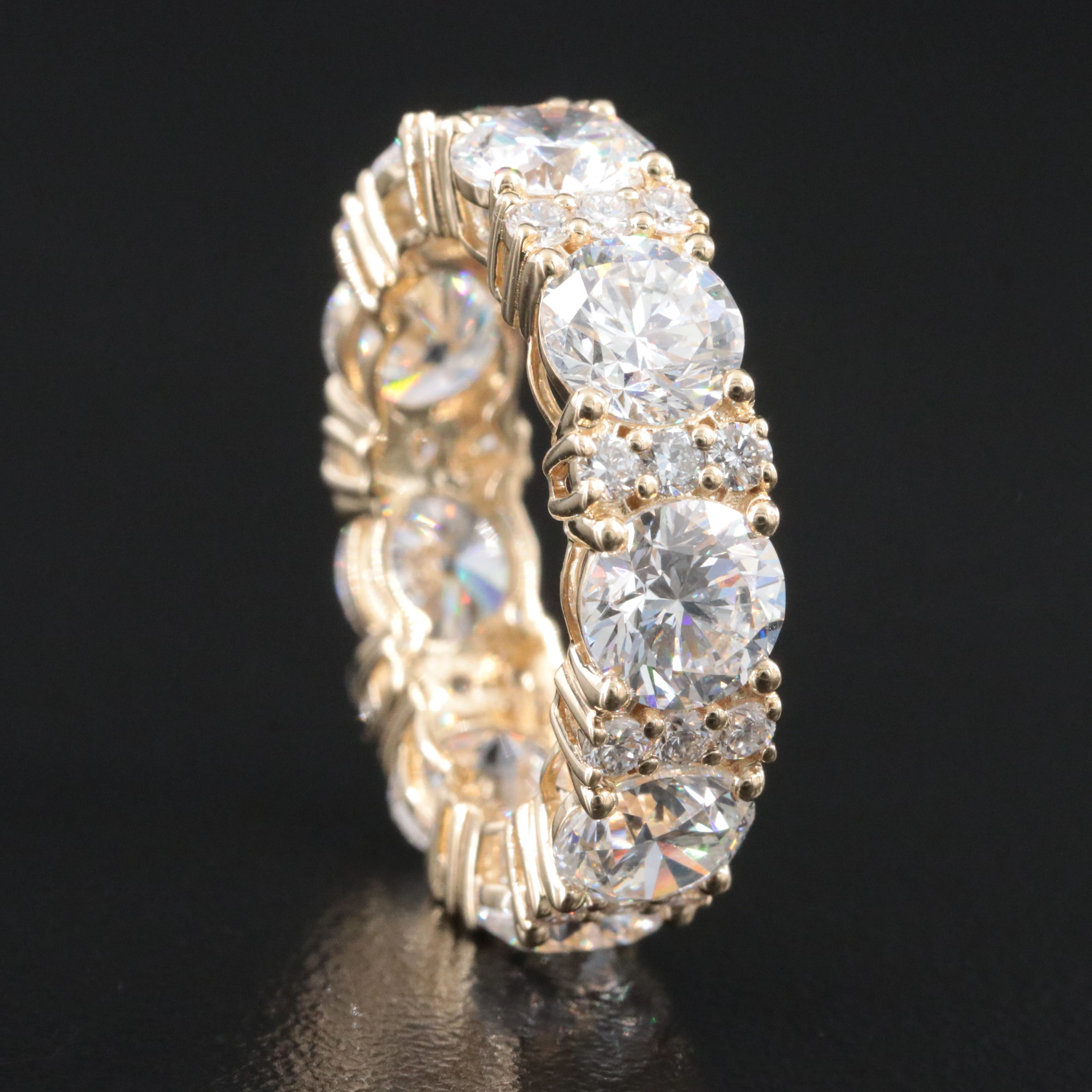 14K 7.65 CTW Lab Grown Diamond Eternity Band