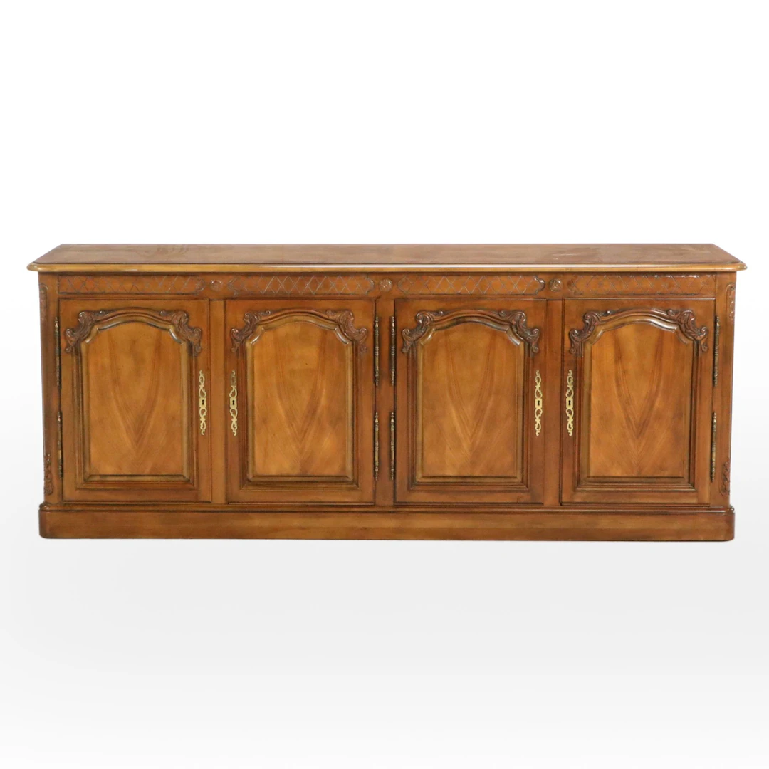 Baker Furniture Collector's Edition French Provincial Style Walnut Buffet