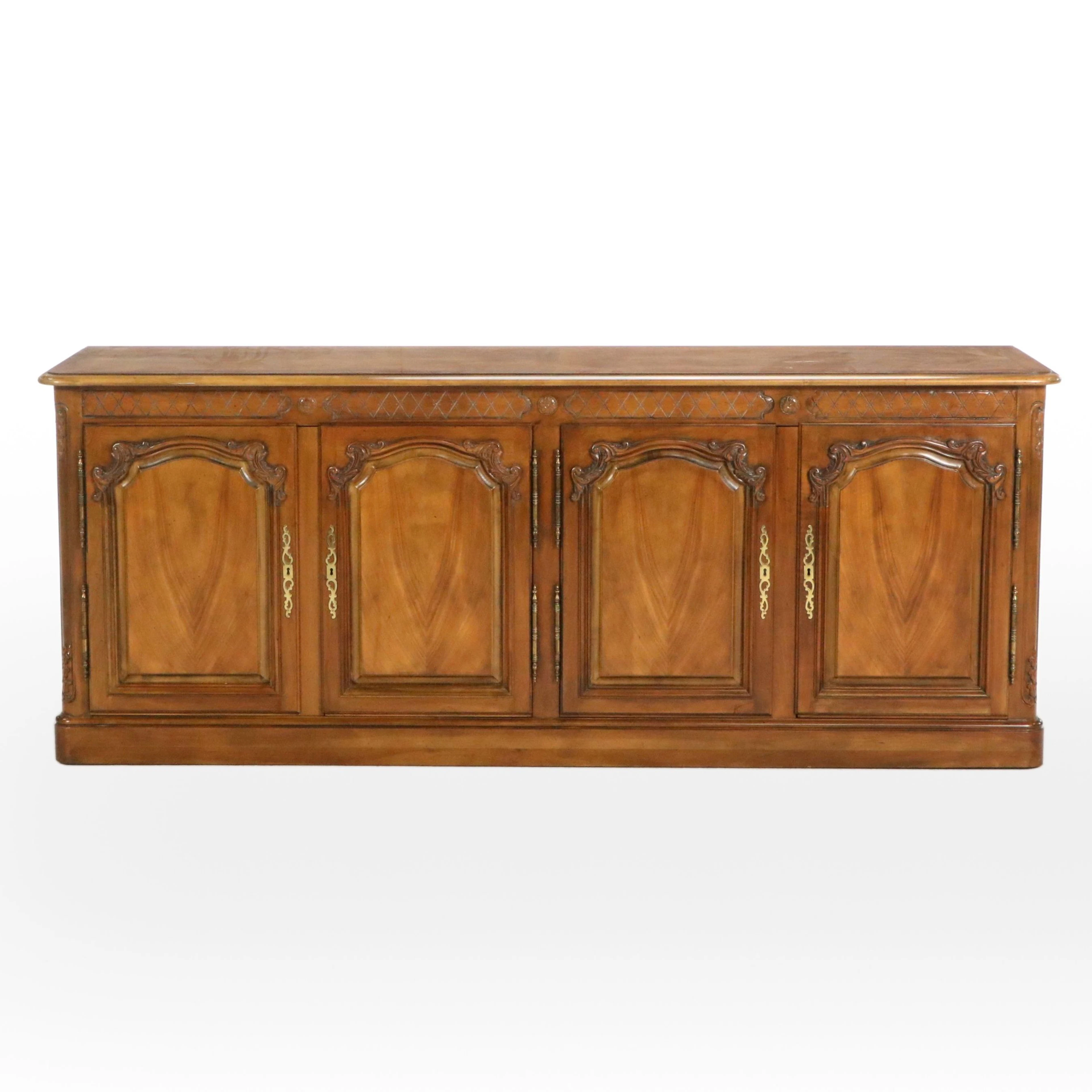 Baker Furniture Collector's Edition French Provincial Style Walnut Buffet