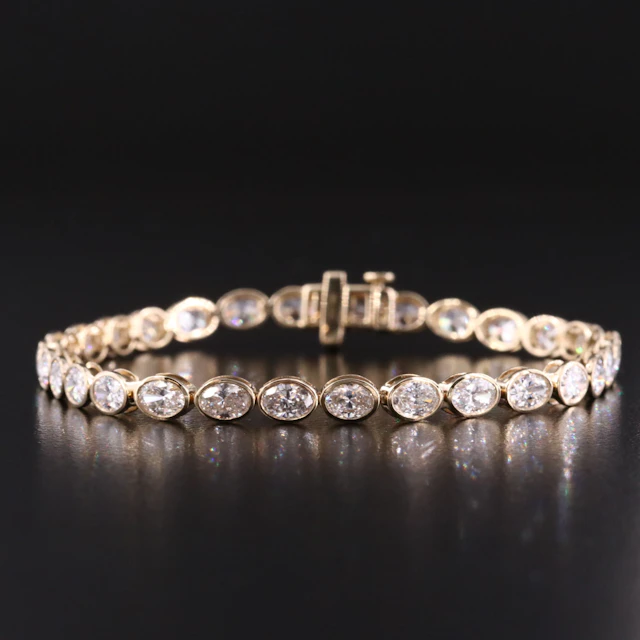 14K 6.63 CTW Lab Grown Diamond Bracelet