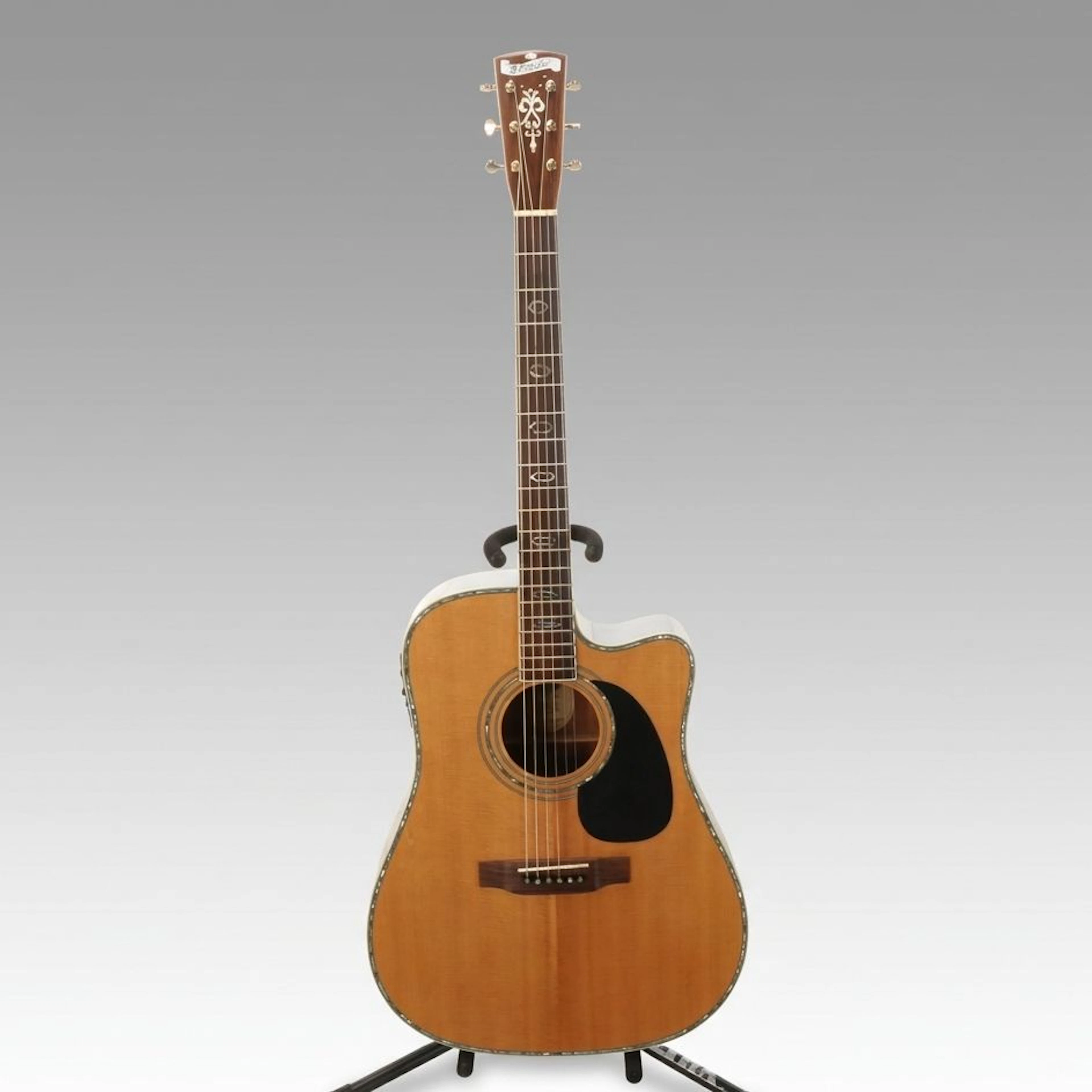 Blueridge BR-70CE Electric Acoustic Guitar with Abalone Trim
