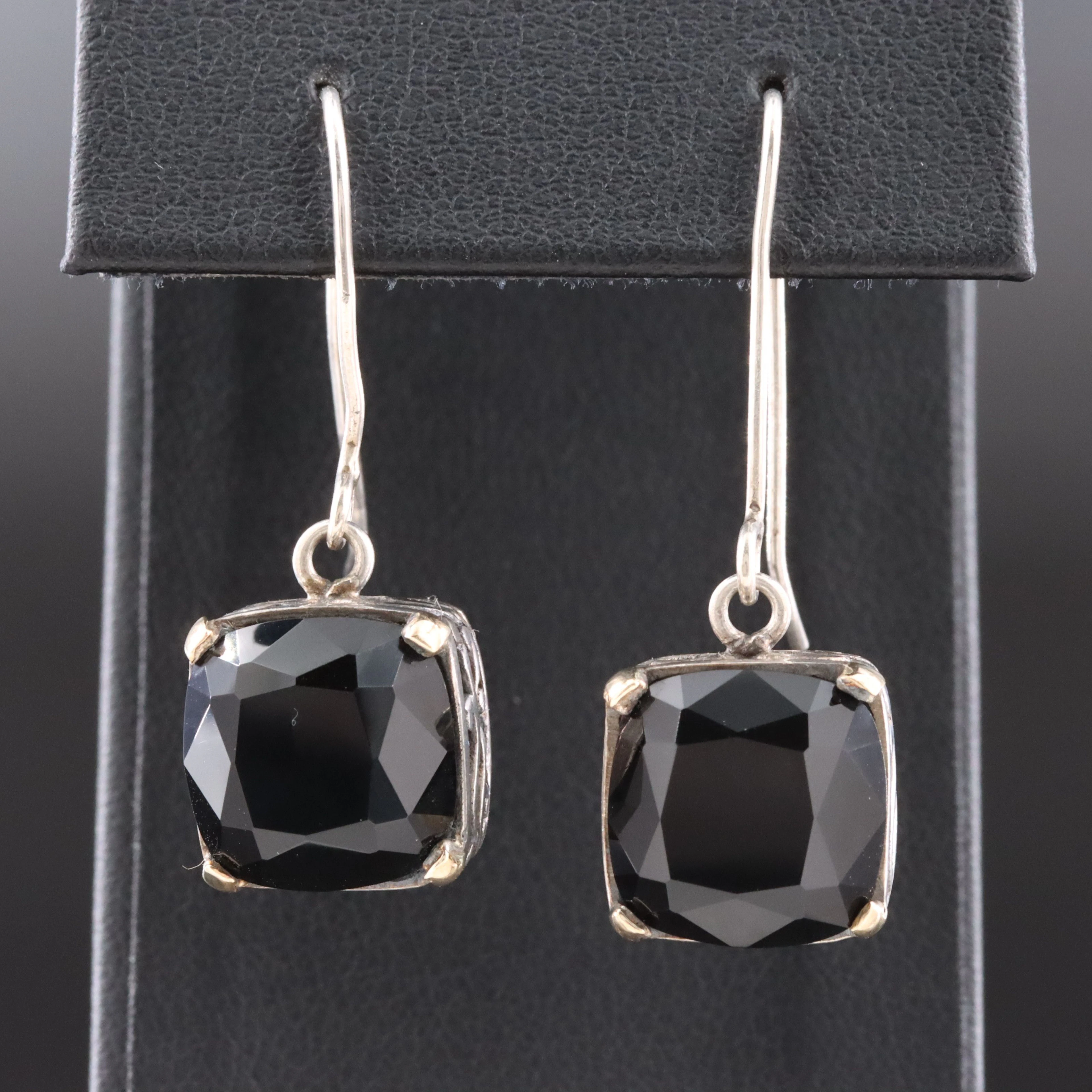 Sterling Glass Crystal Earrings