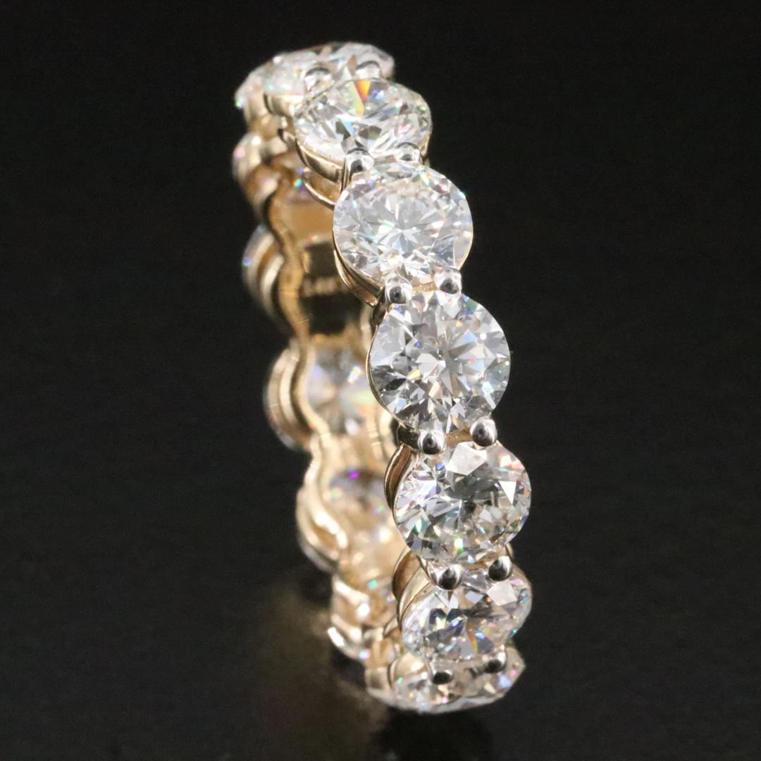 14K 5.22 CTW Lab Grown Diamond Eternity Band