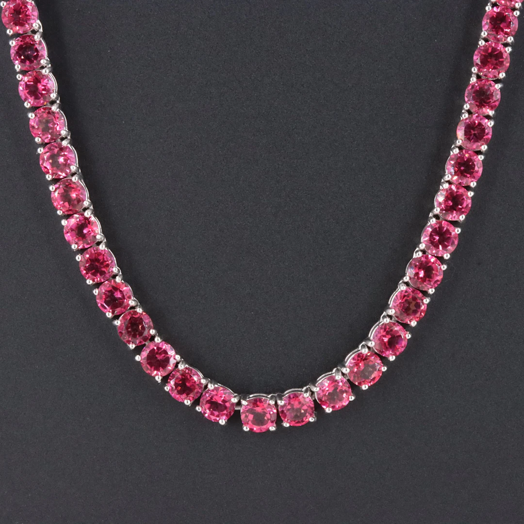 Sterling Topaz Necklace