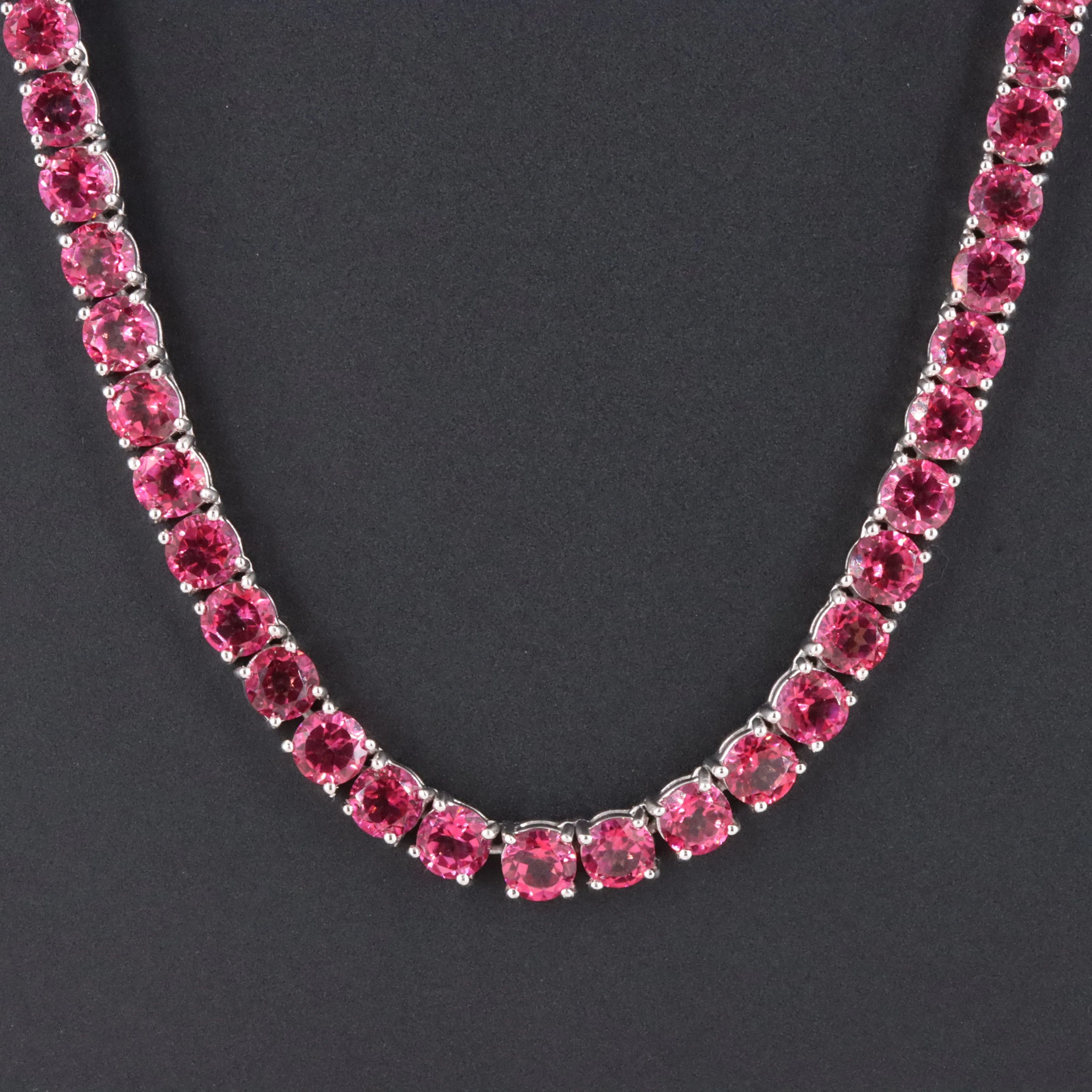 Sterling Topaz Necklace