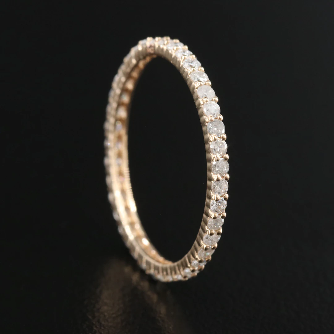 14K 0.61 CTW Diamond Eternity Band