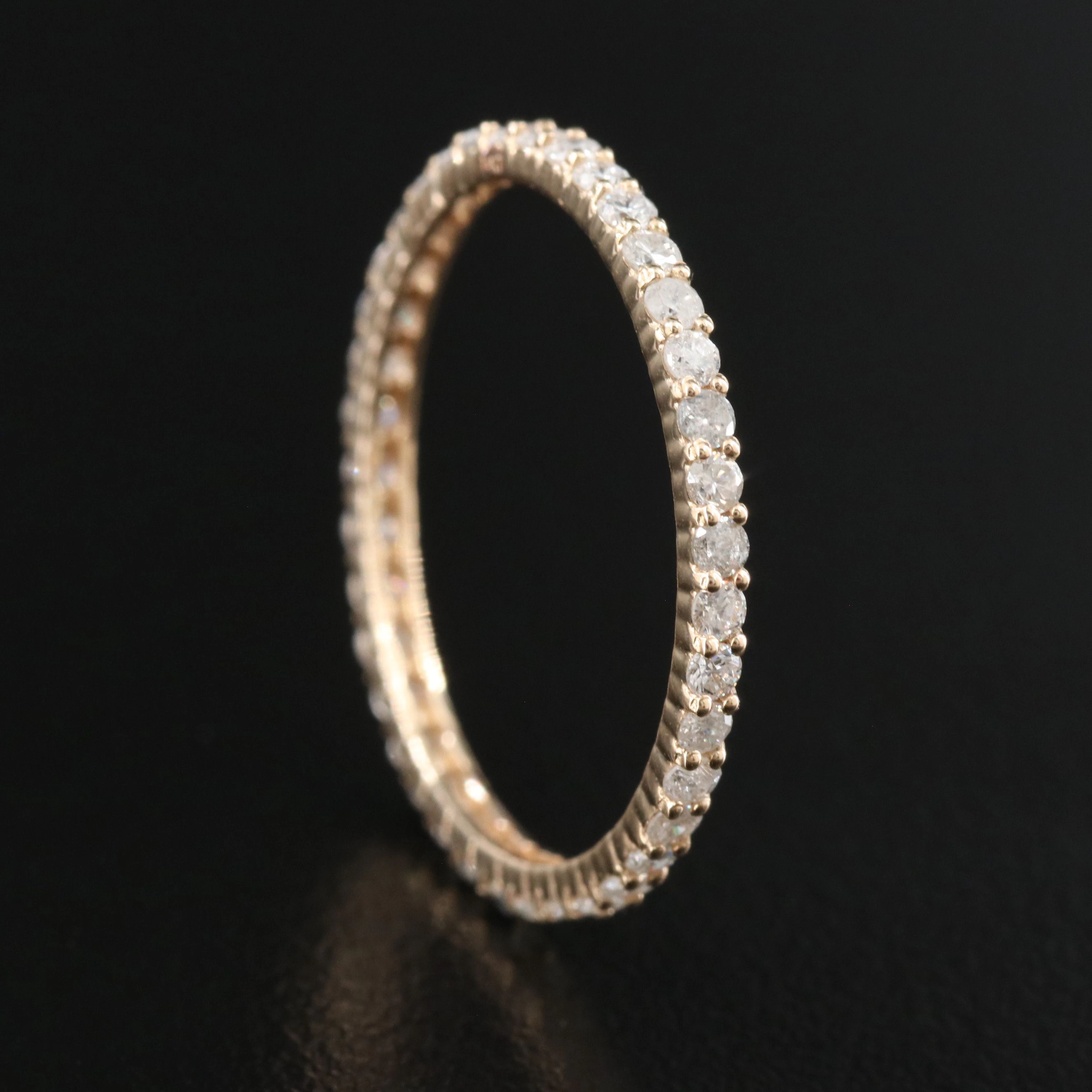 14K 0.61 CTW Diamond Eternity Band