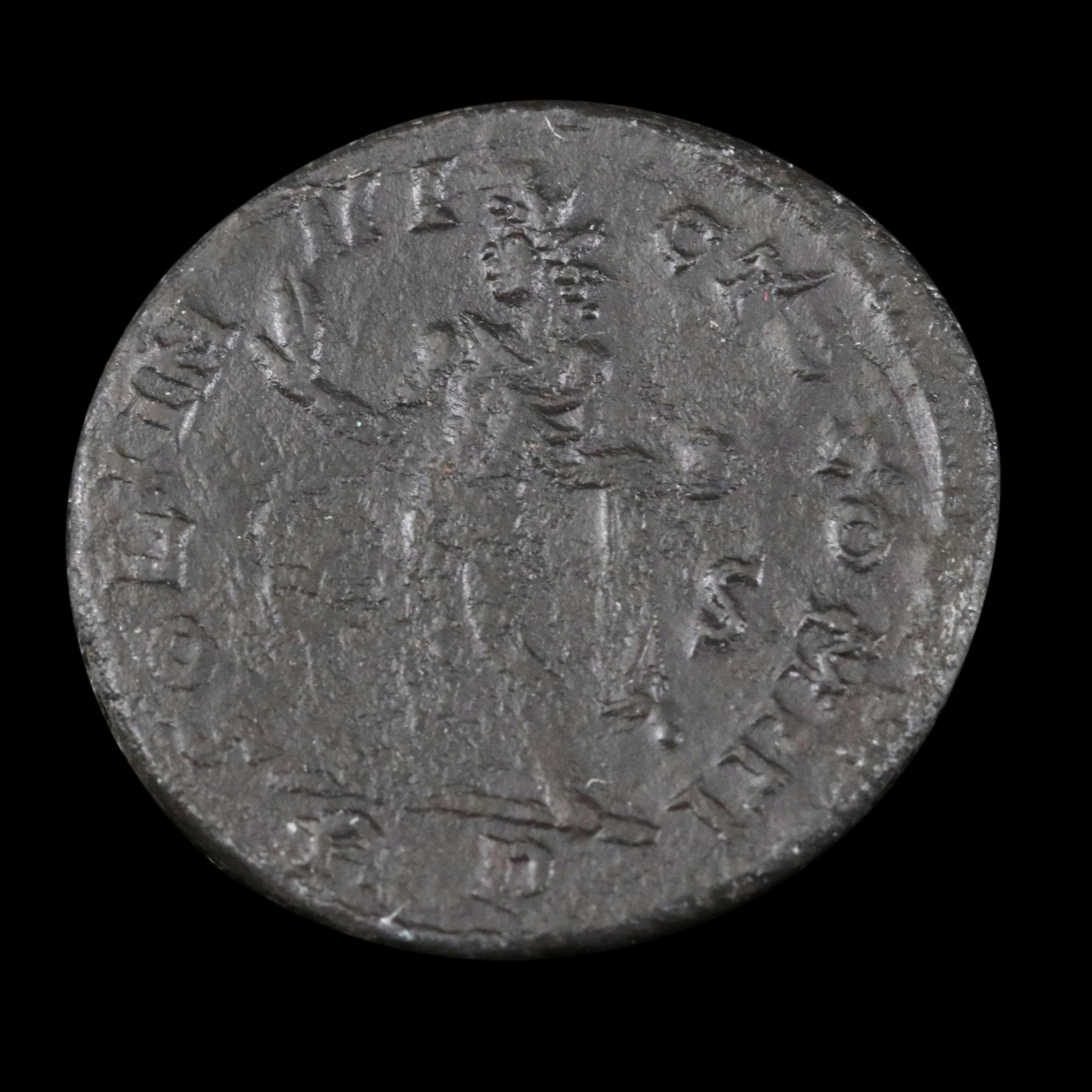 Ancient Roman Imperial Æ Follis Coin of Constantine I, "The Great,"