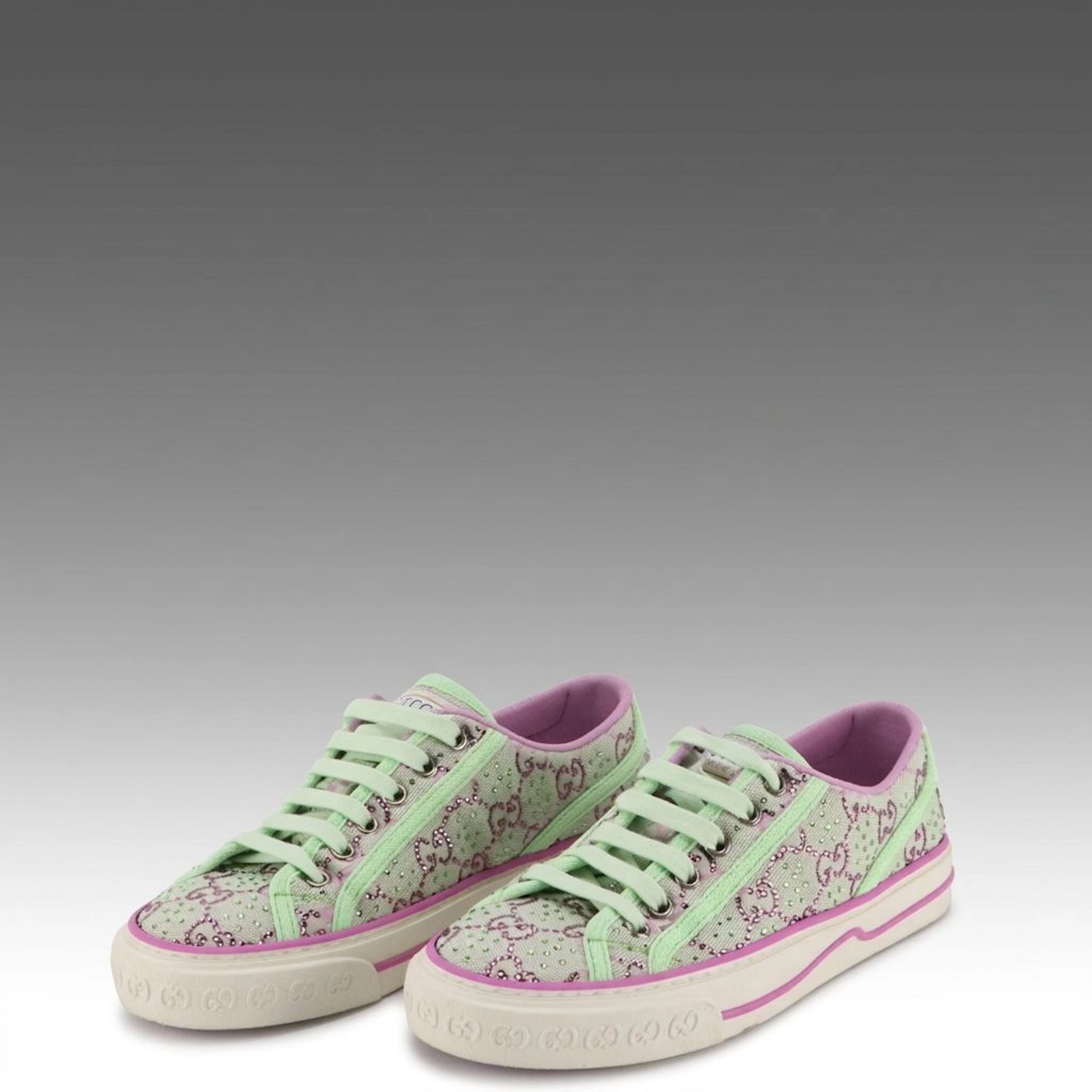 Gucci Tennis 1977 GG Crystal Sneakers