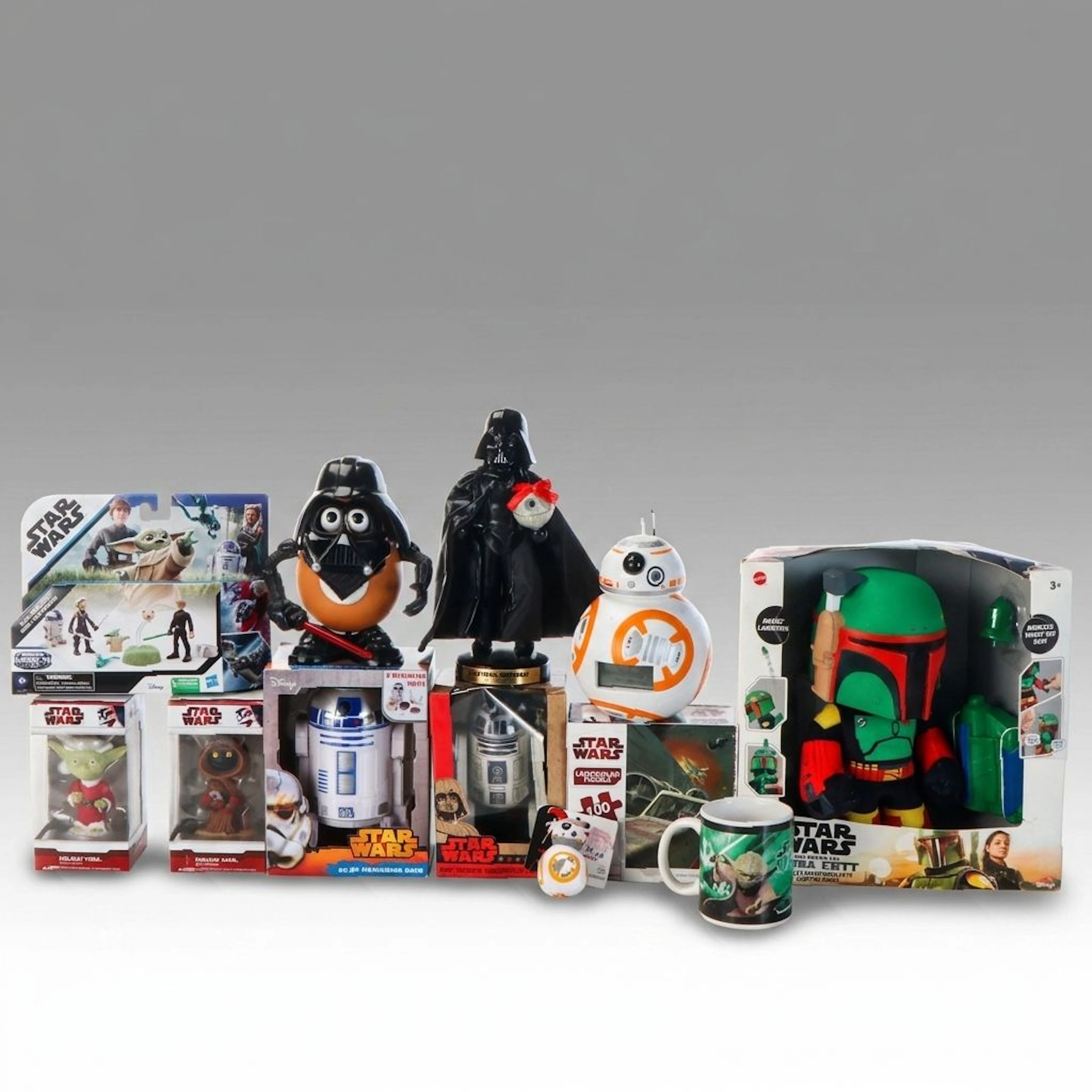 Mattel "Boba Fett," Funko "Holiday Yoda" and More Star Wars Décor