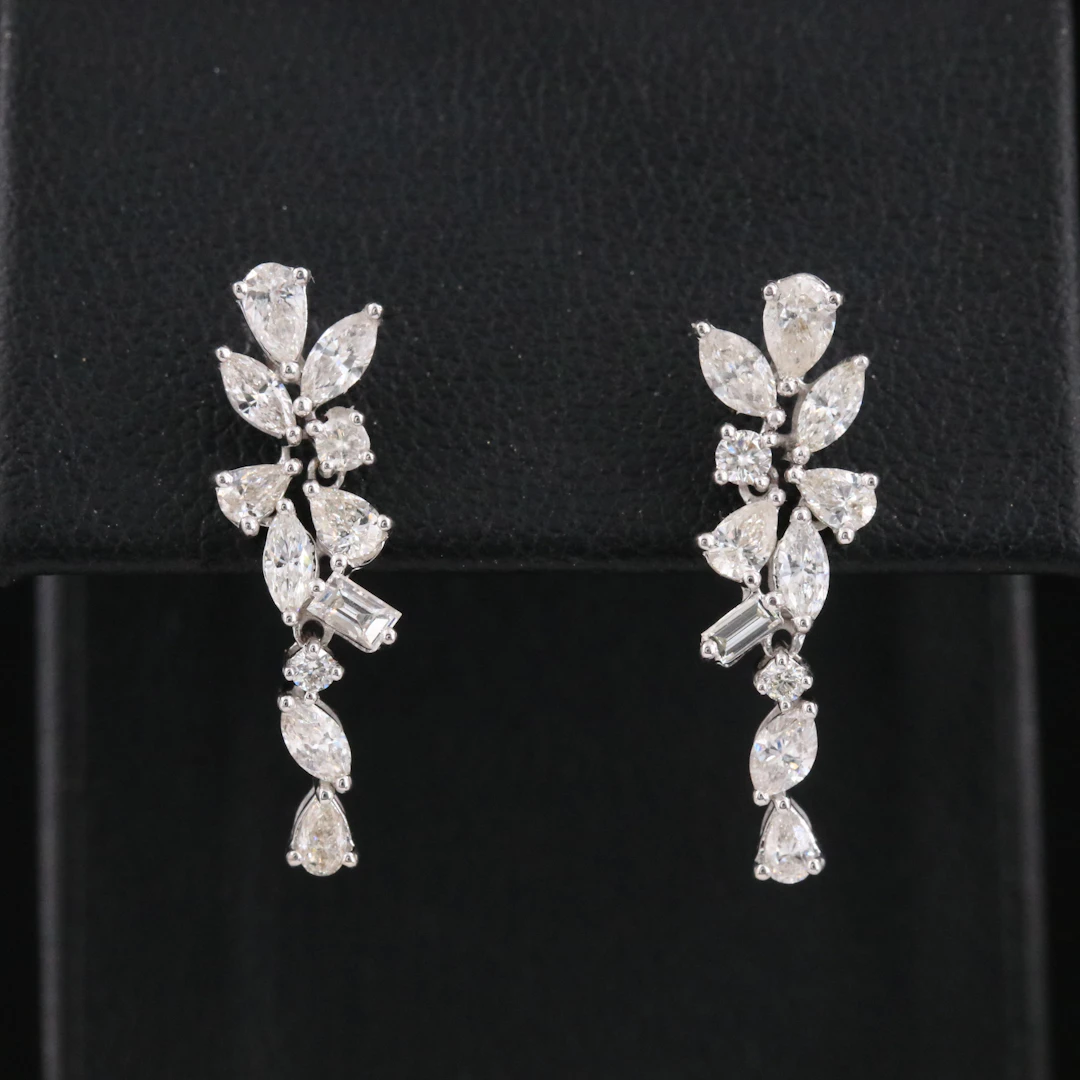 14K 1.43 CTW Diamond Earrings