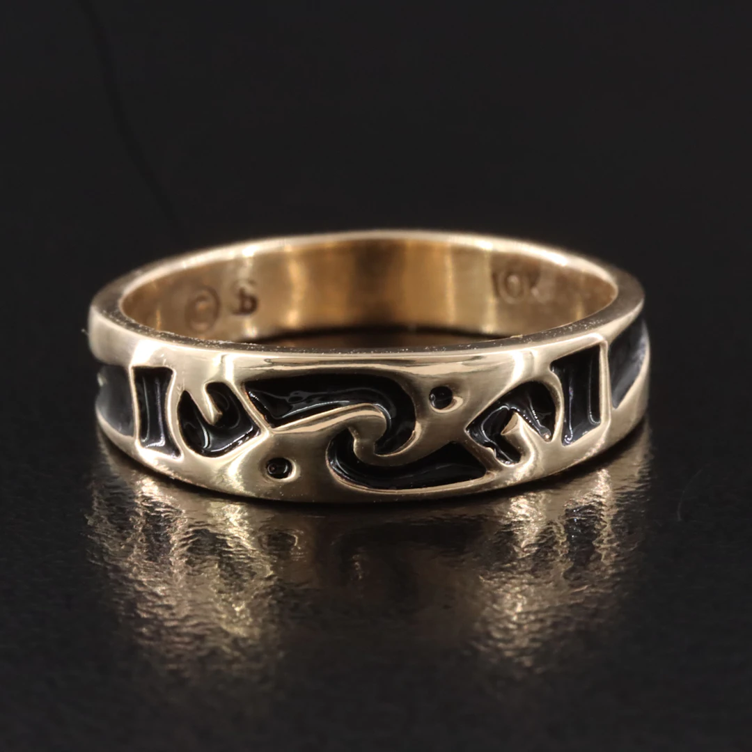 Dakota West Design 10K Enamel Band