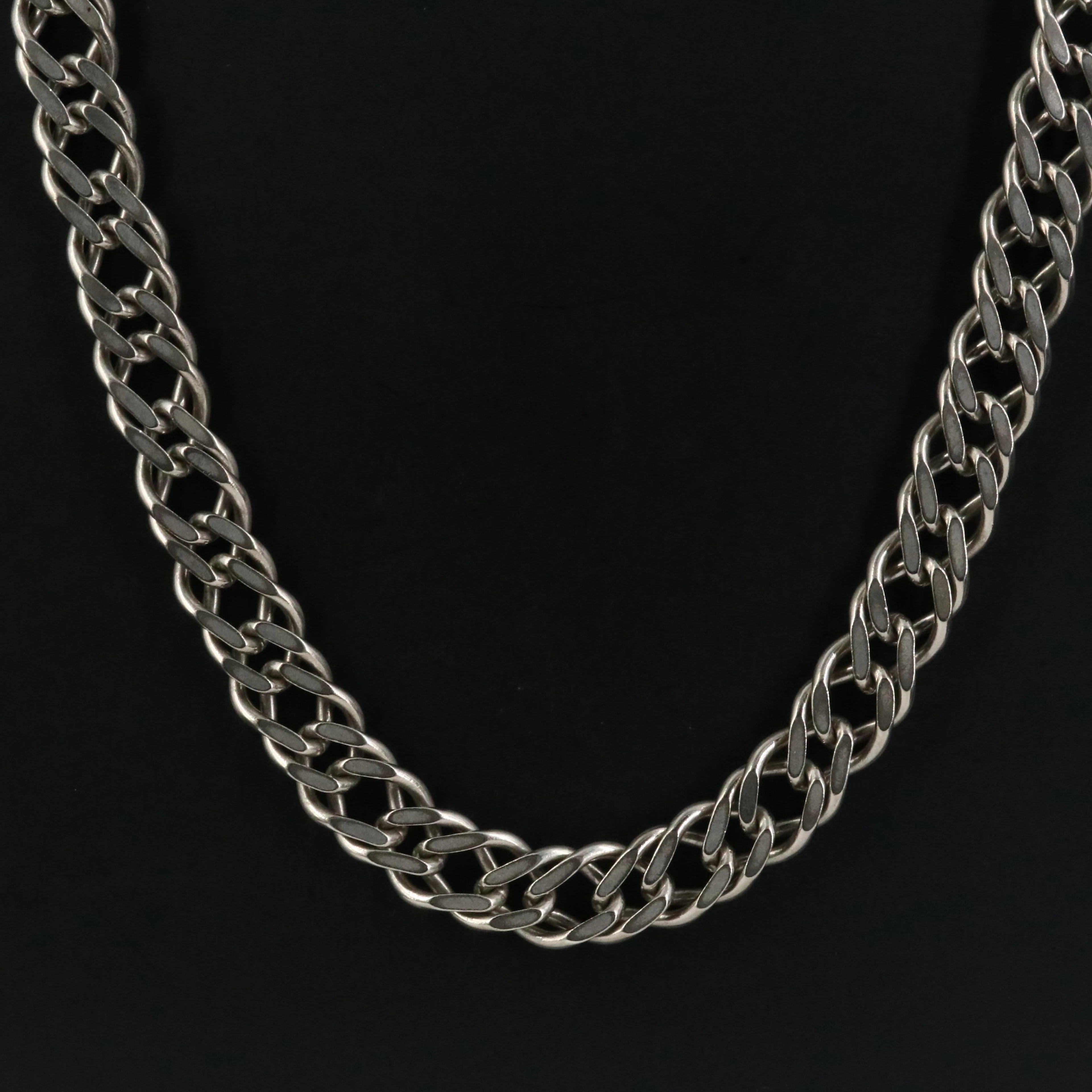 Italian Sterling Curb Chain Necklace