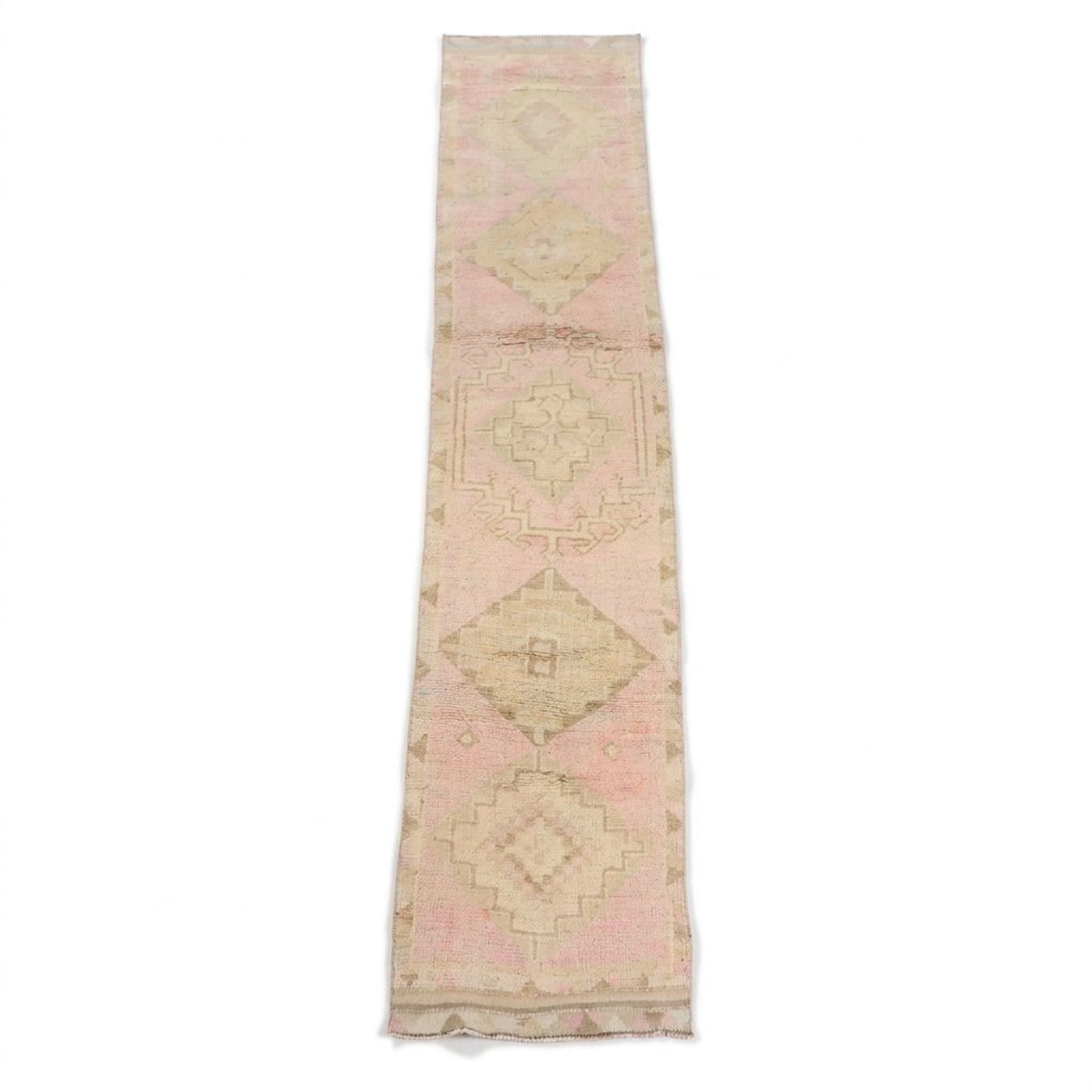 2'6 x 12'6 Hand-Knotted Turkish Anatolian Carpet Runner