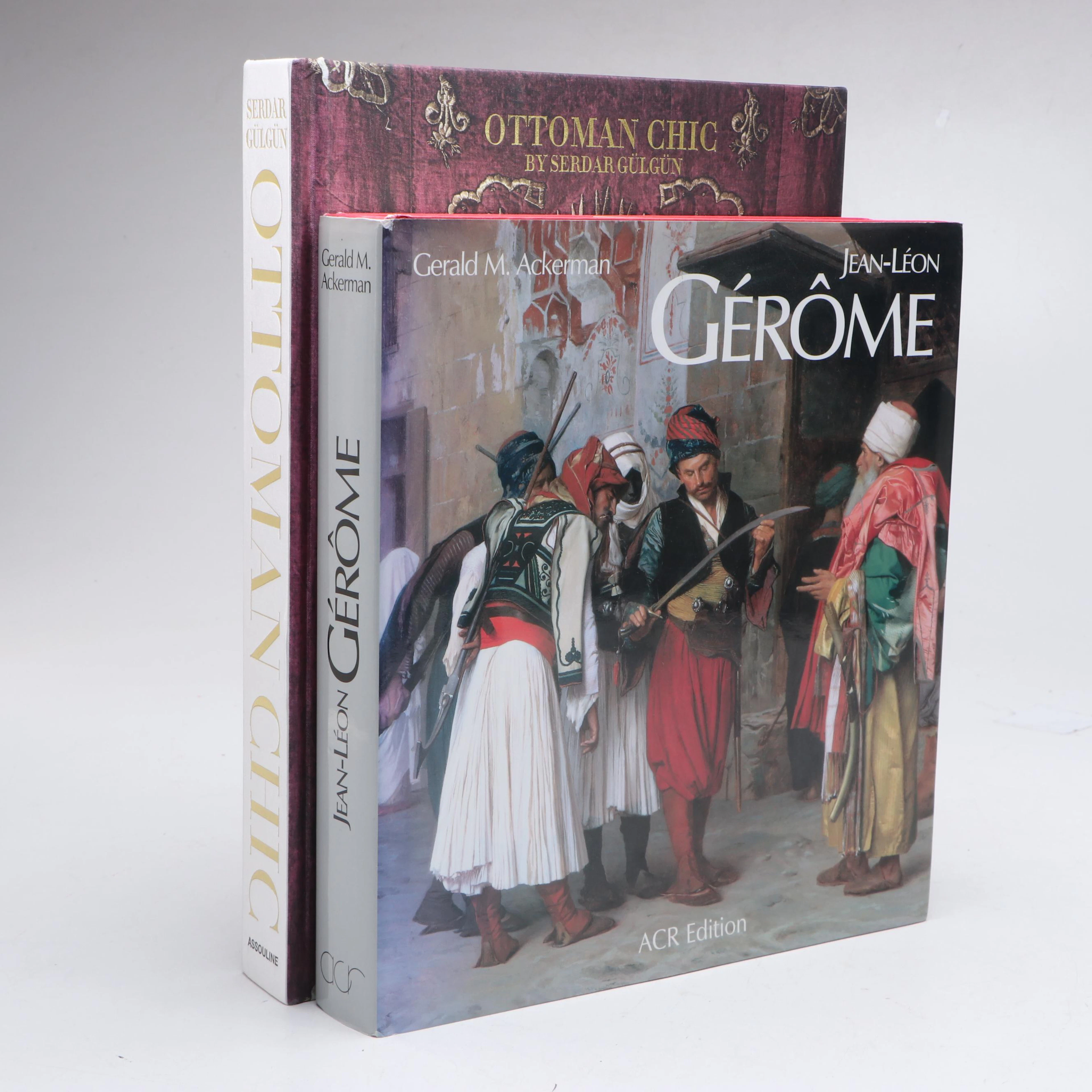 "Jean-Léon Gérôme" by Gerald M. Ackerman and "Ottoman Chic" by Serdar Gülgün