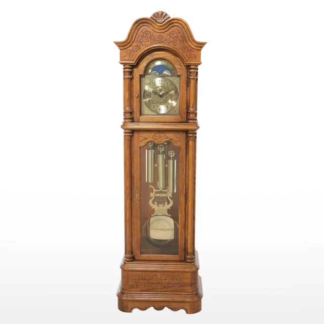Howard Miller Charlemagne Grandfather Clock, Late 20th C.