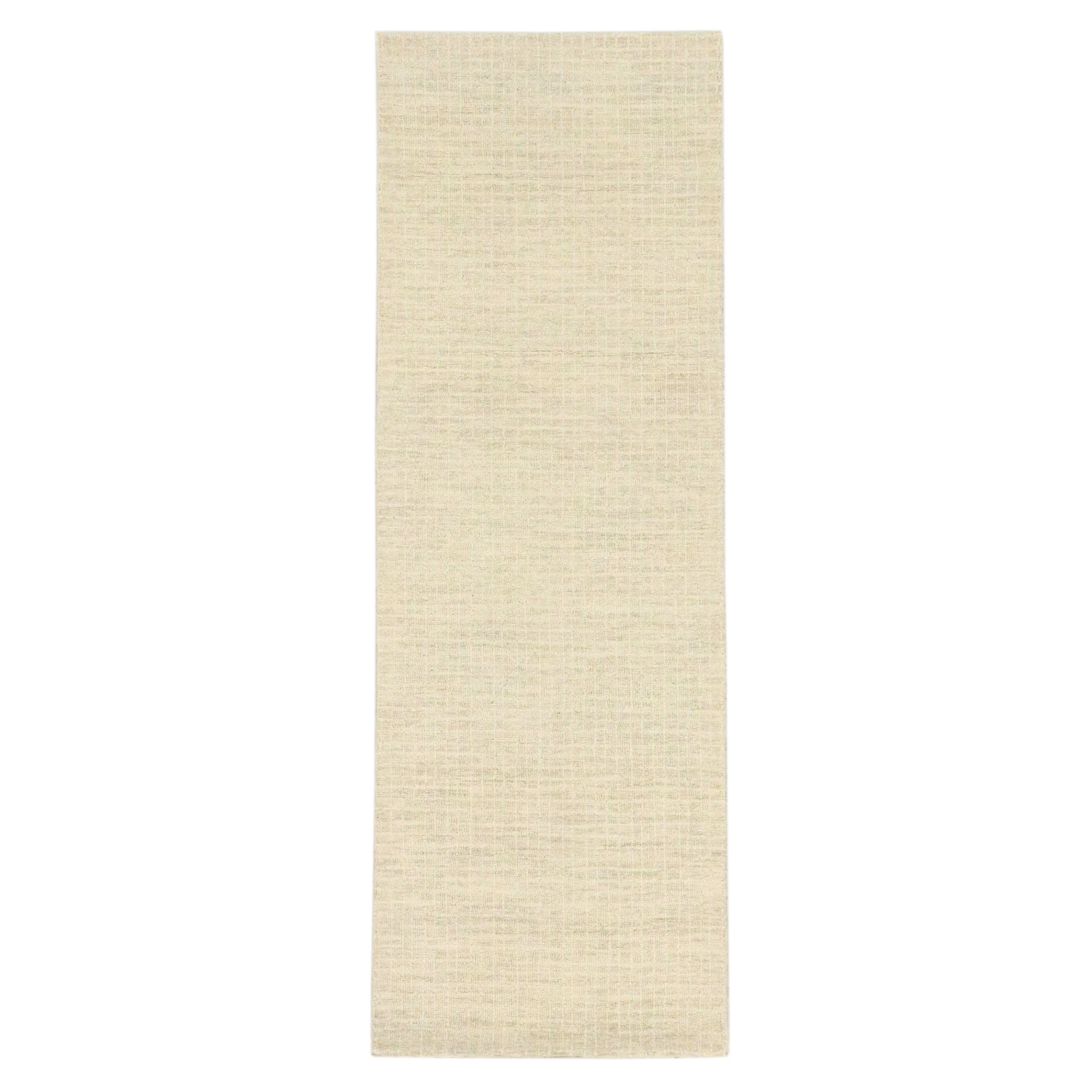 2'6 x 7'6 Hand-Hooked Loloi Giana Collection "Antique Ivory" Carpet Runner