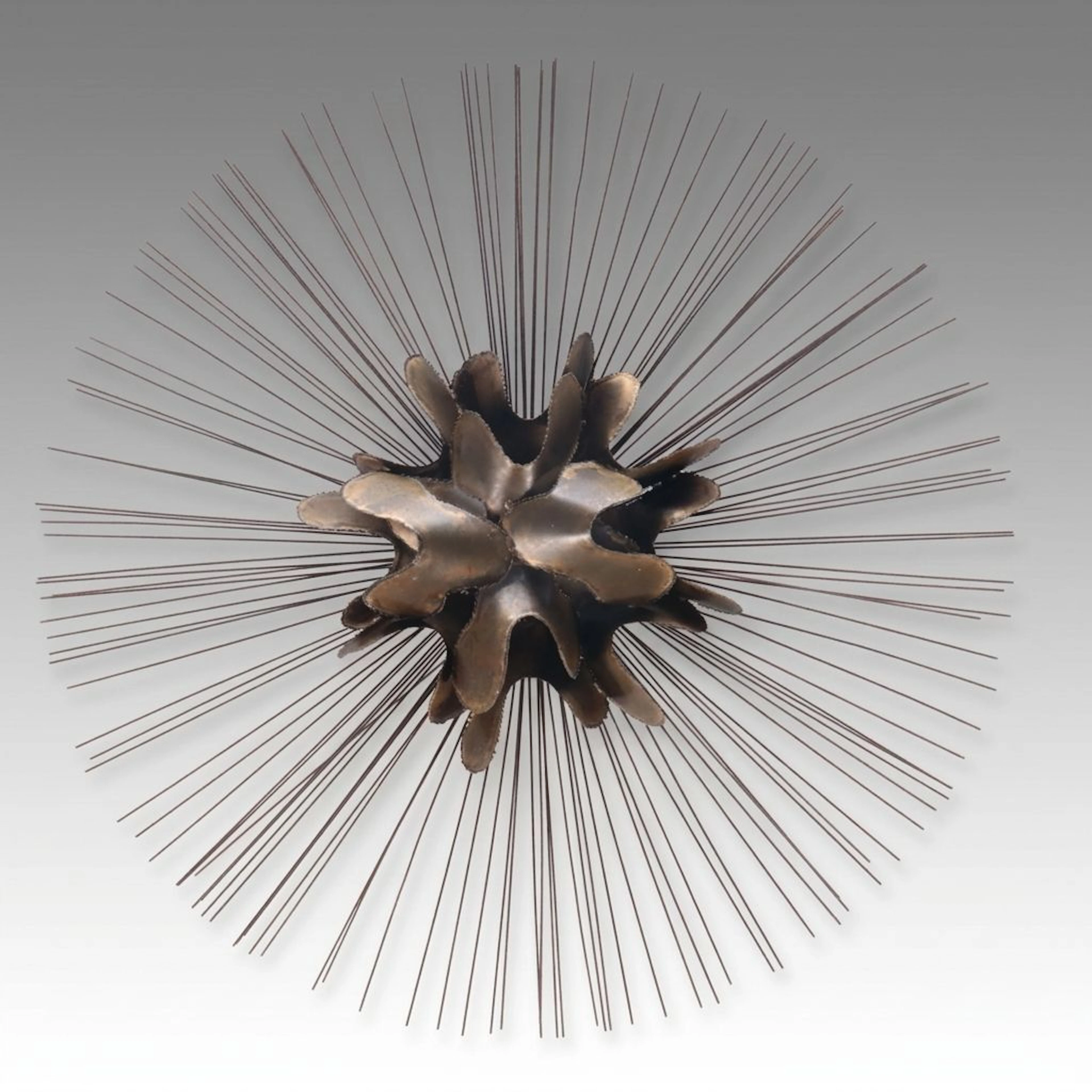 Curtis Jeré Style Urchin Sunburst Wall Hanging