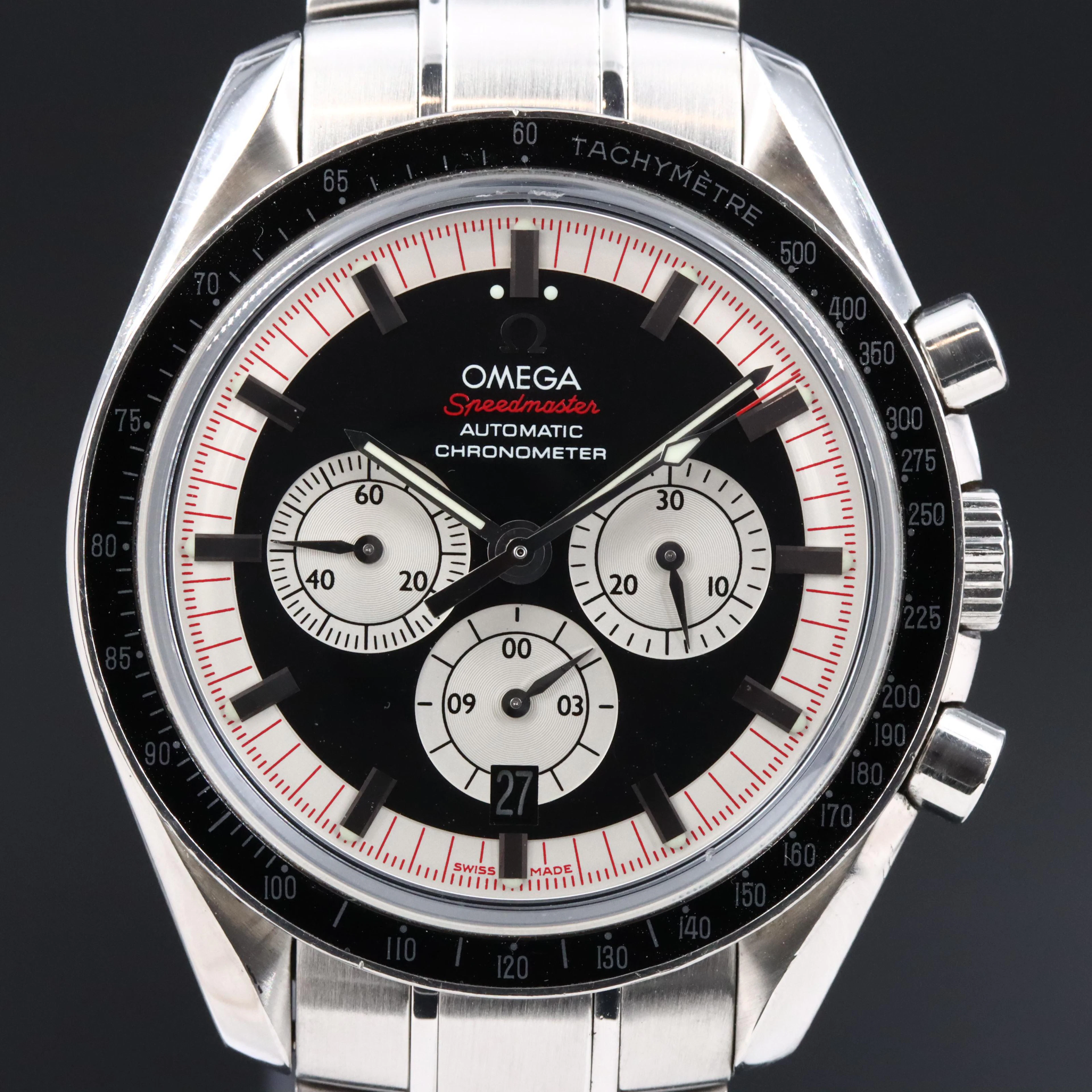 Omega Speedmaster Michael Schumacher The Legend Chronograph Watch 3507.51.00