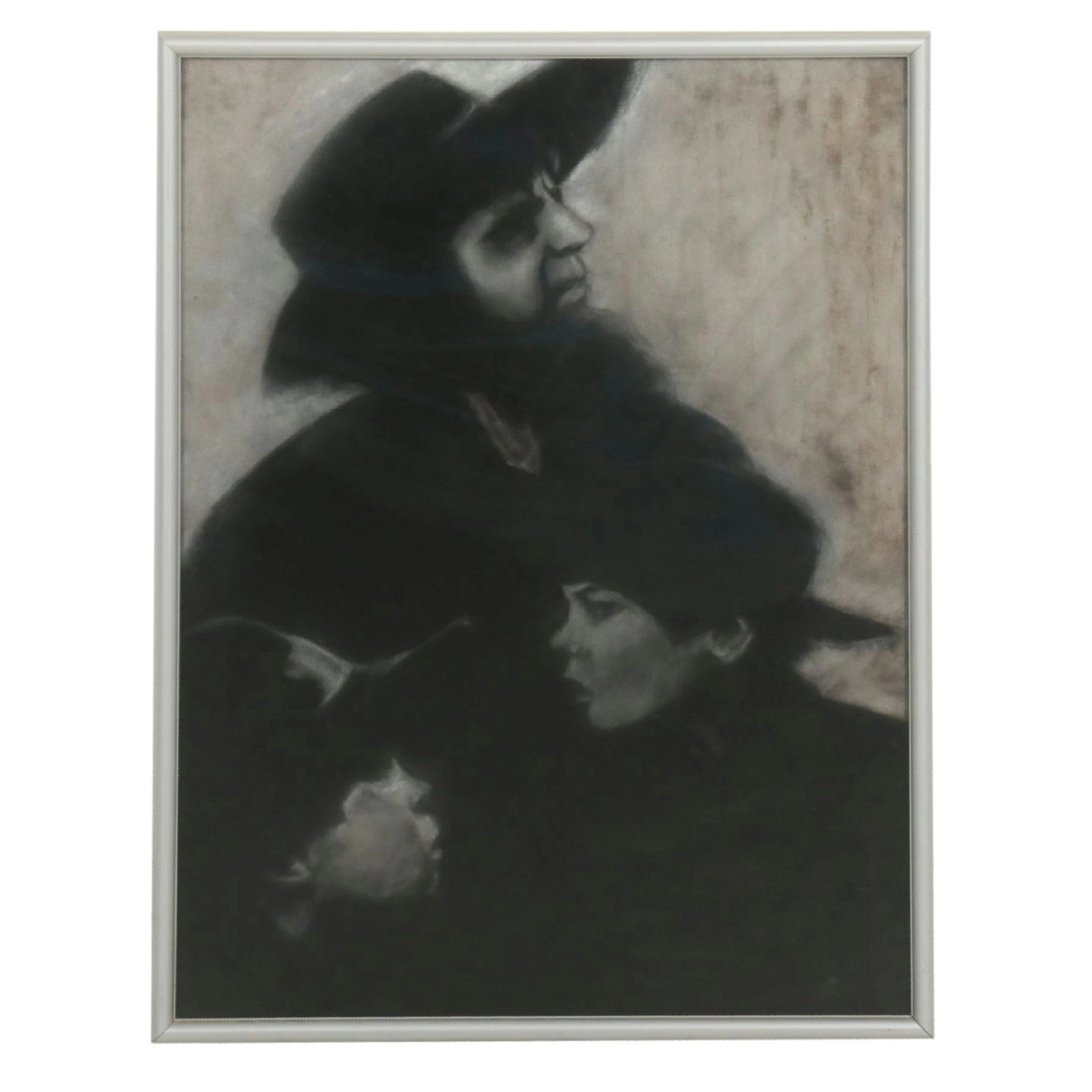 Joan Rothhammer Lithograph Portrait of Three Figures, 20th C.