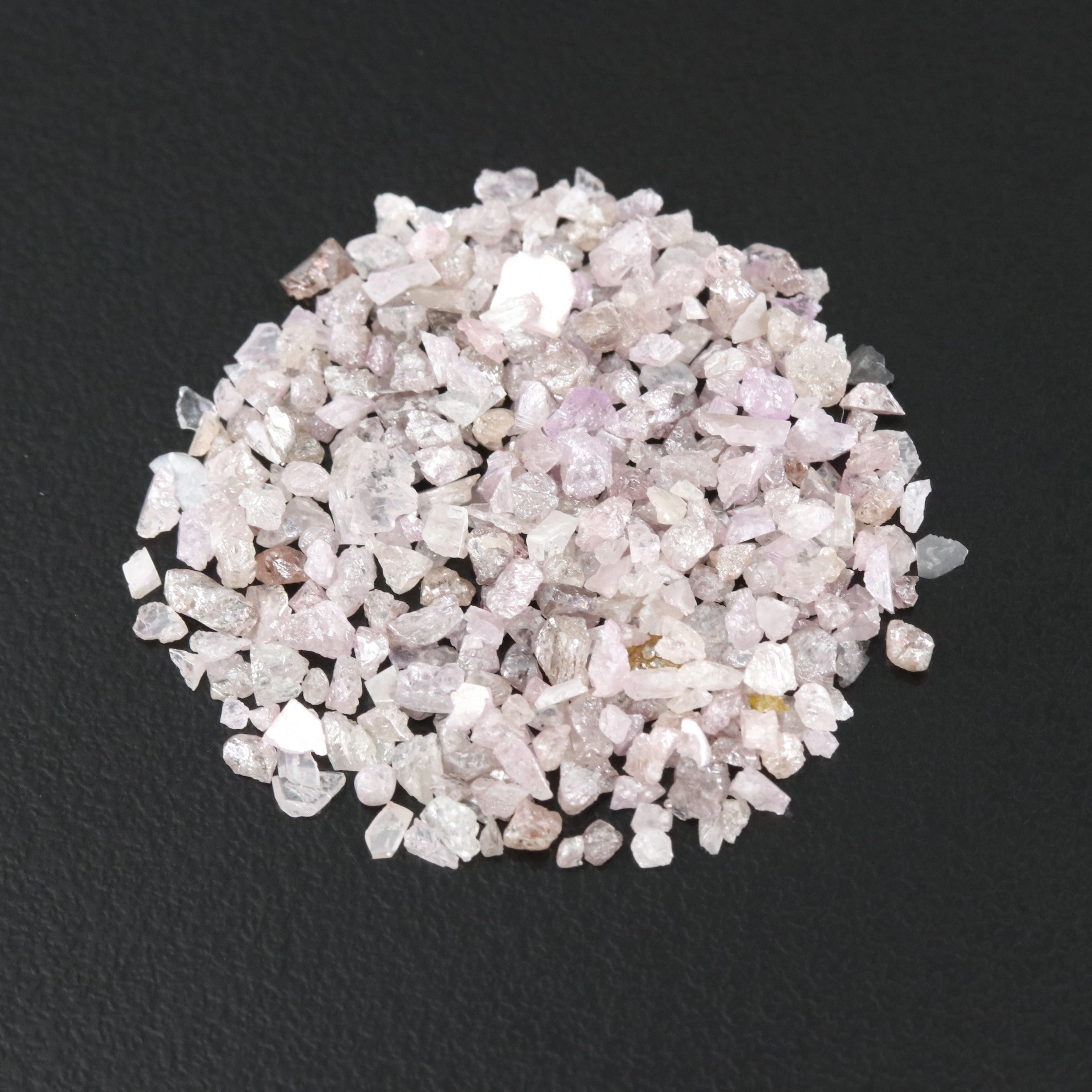 Loose 10.31 CTW Rough Fancy Pink Diamond Lot