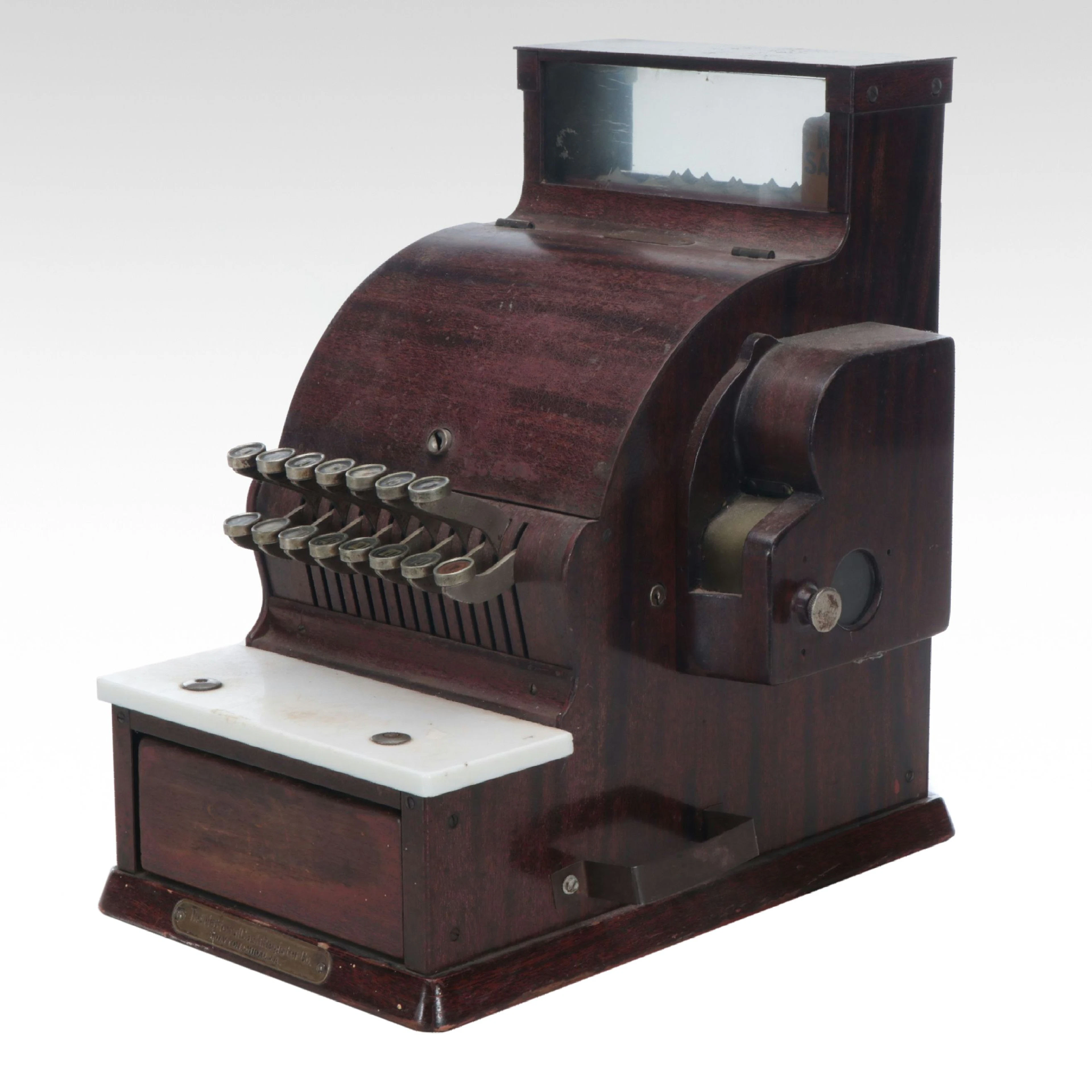National Cash Register Co. Model 717 Wood and Metal Register, 1920s