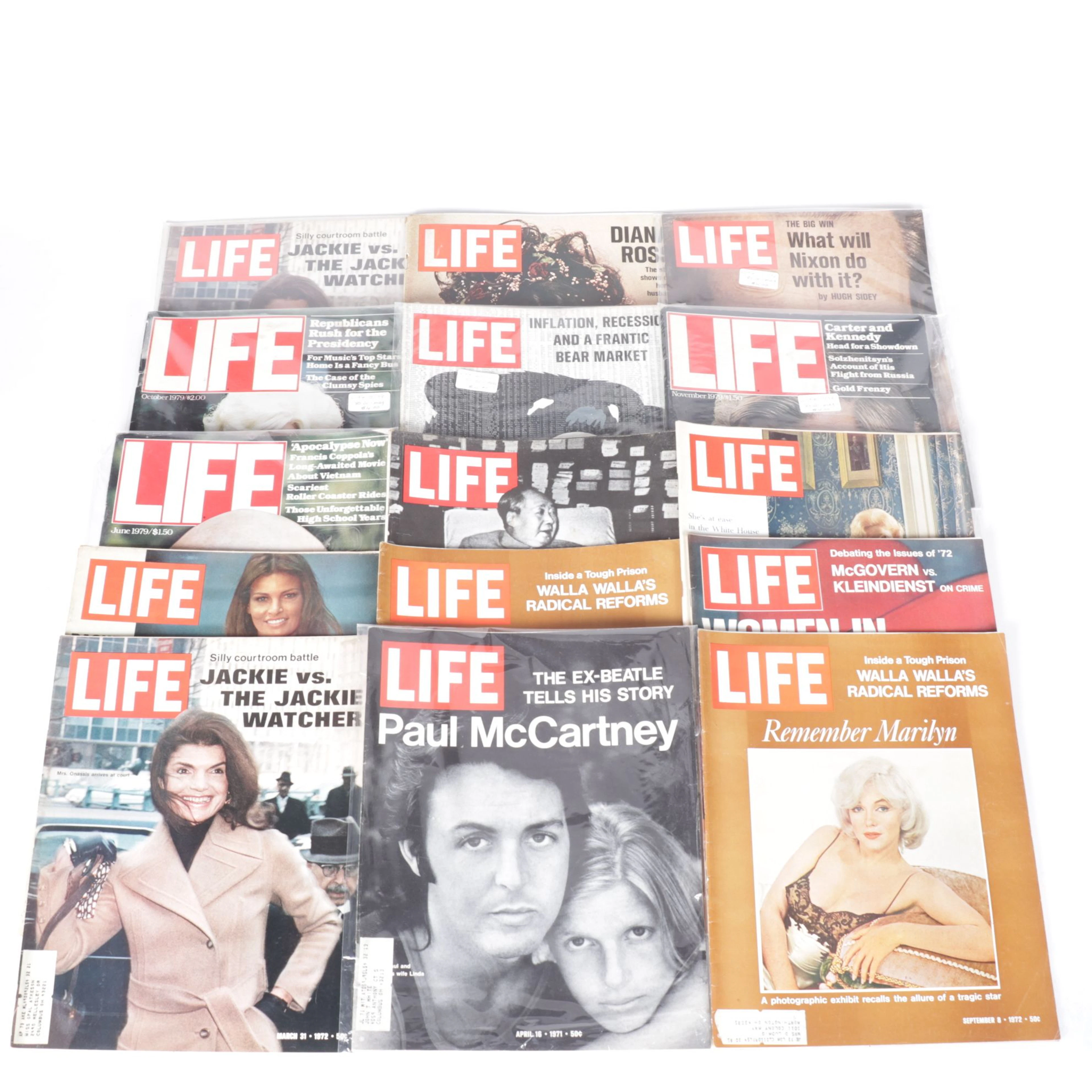 "LIFE" Magazine Collection Jackie Kennedy & More, 1970–⁠1979