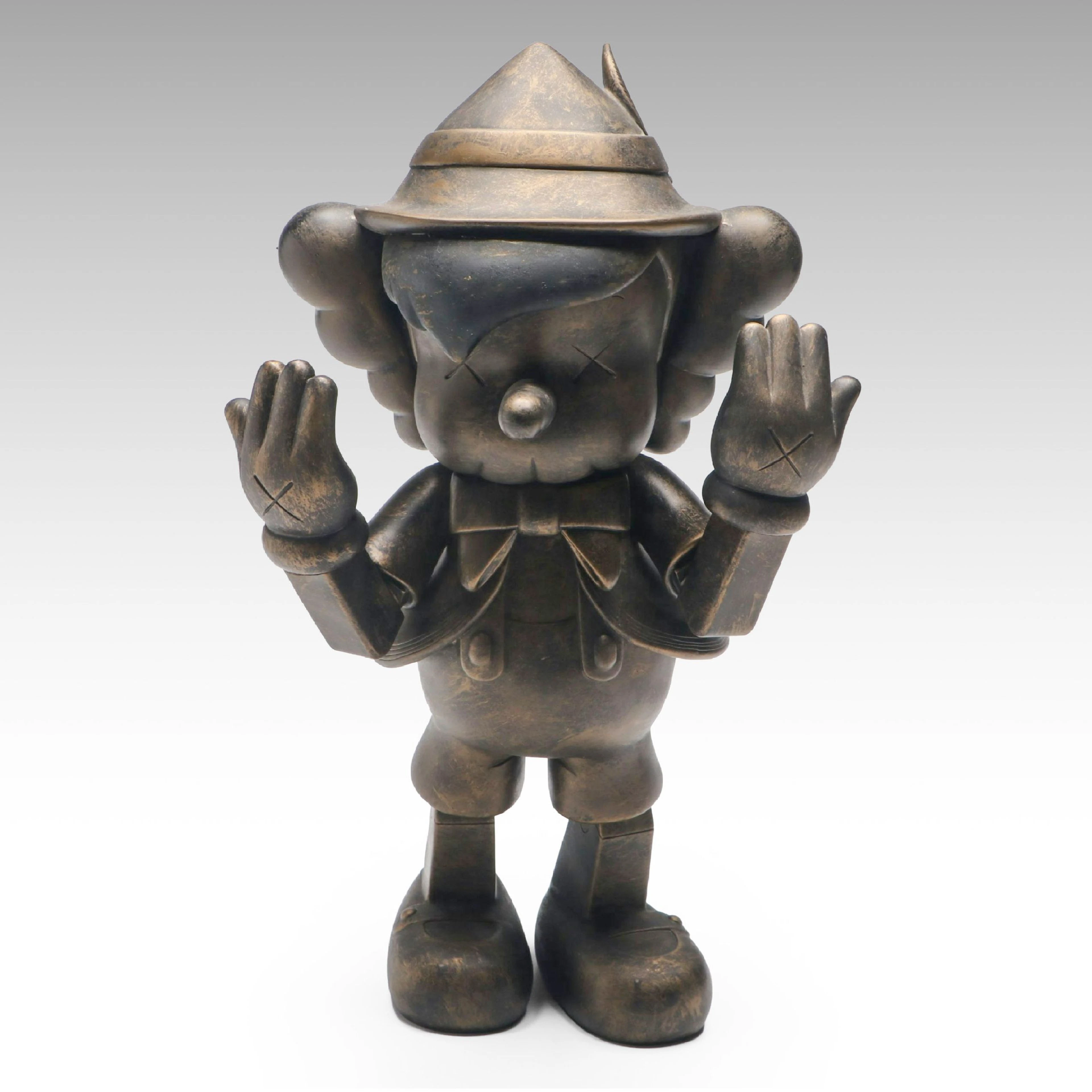Vinyl Pinocchio Figurine in the Style of KAWS, Contemporary