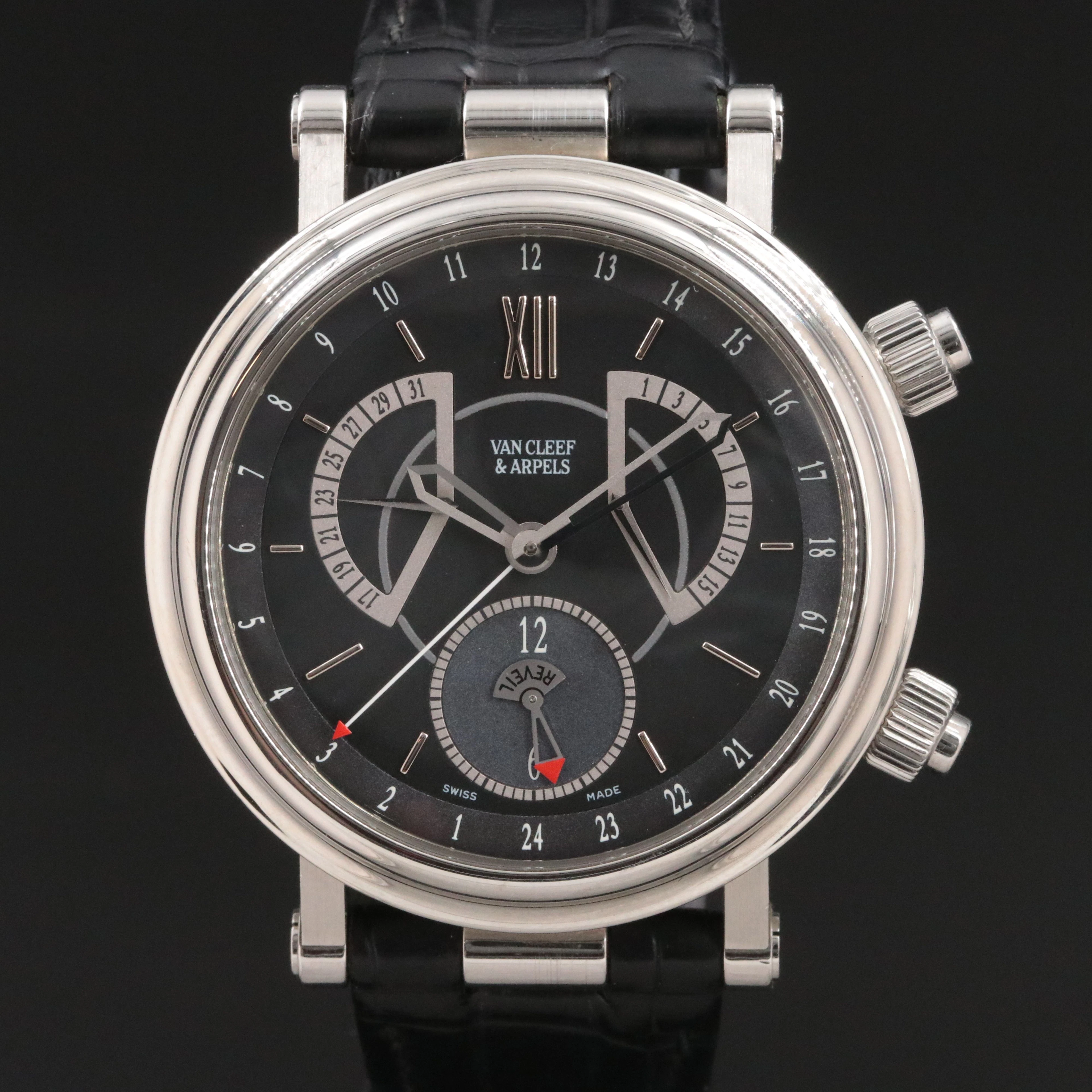 Van Cleef & Arpels Monsieur Arpels Réveil GMT HH74 Watch
