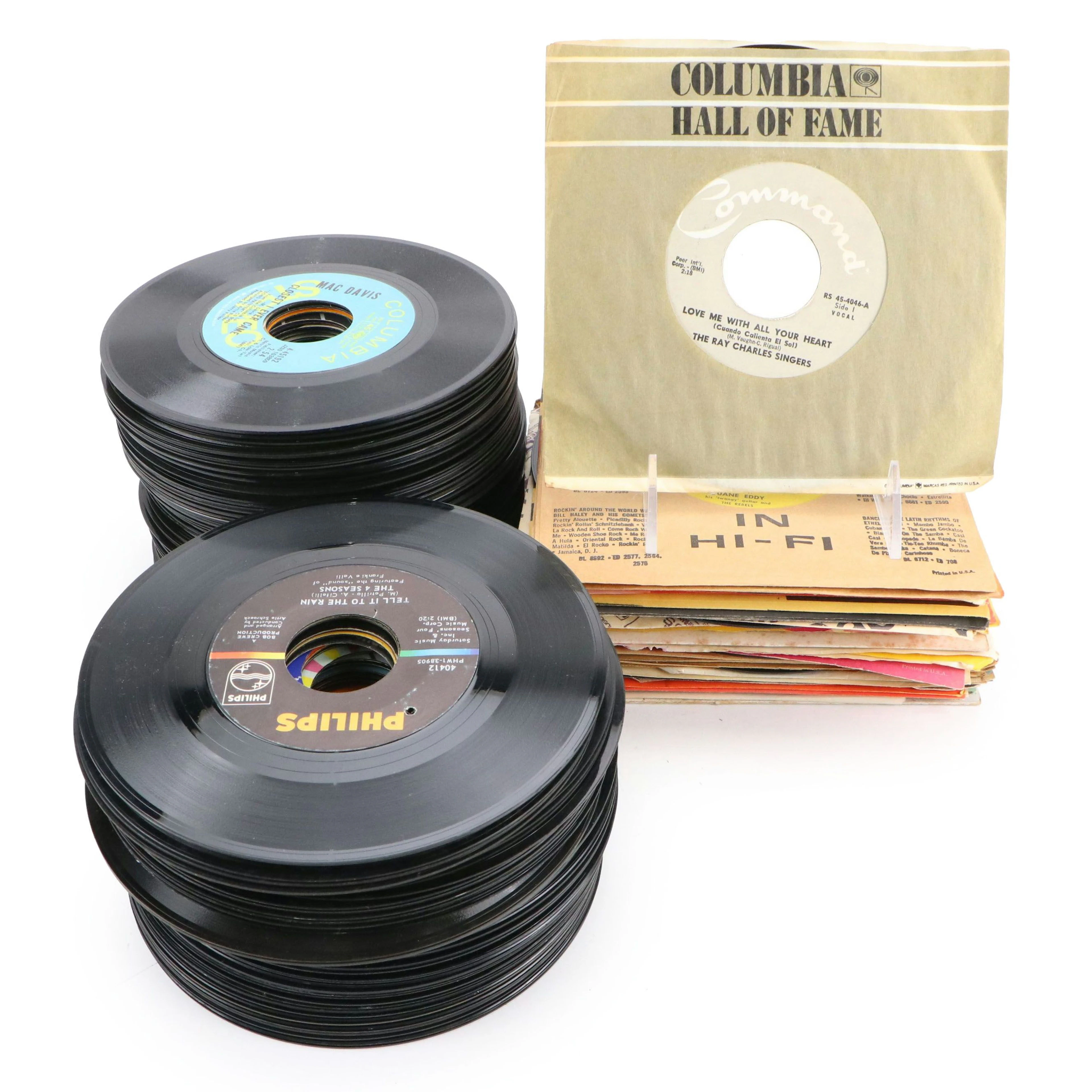 Ritchie Valens, The Beatles and Other 7" Vinyl Records, Mid-20th Century