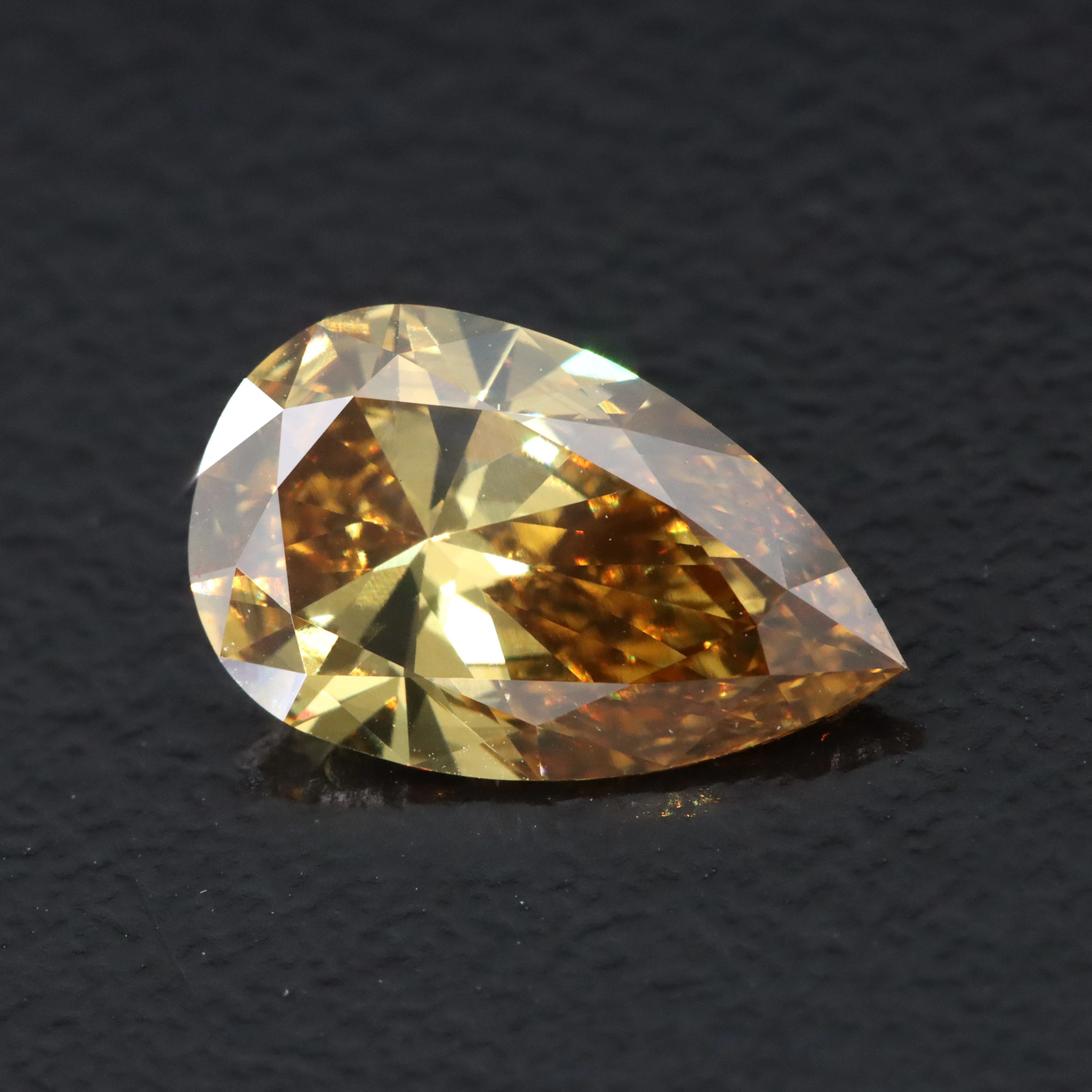 Loose 2.06 CT Fancy Yellow Lab Grown Diamond