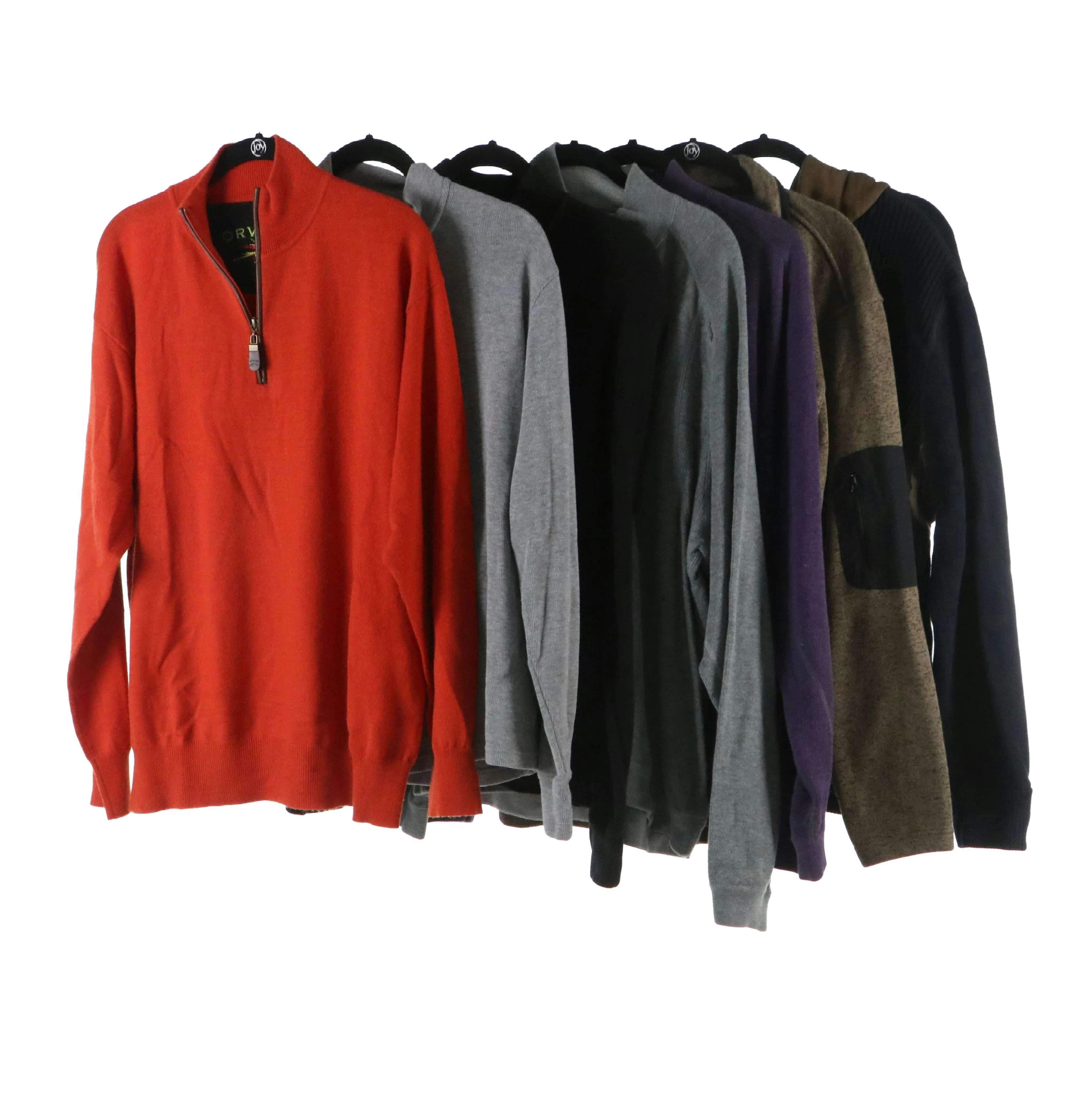 Men's Orvis Orange Merino Wool, Tommy Bahama, Apt. 9 & Other Cotton