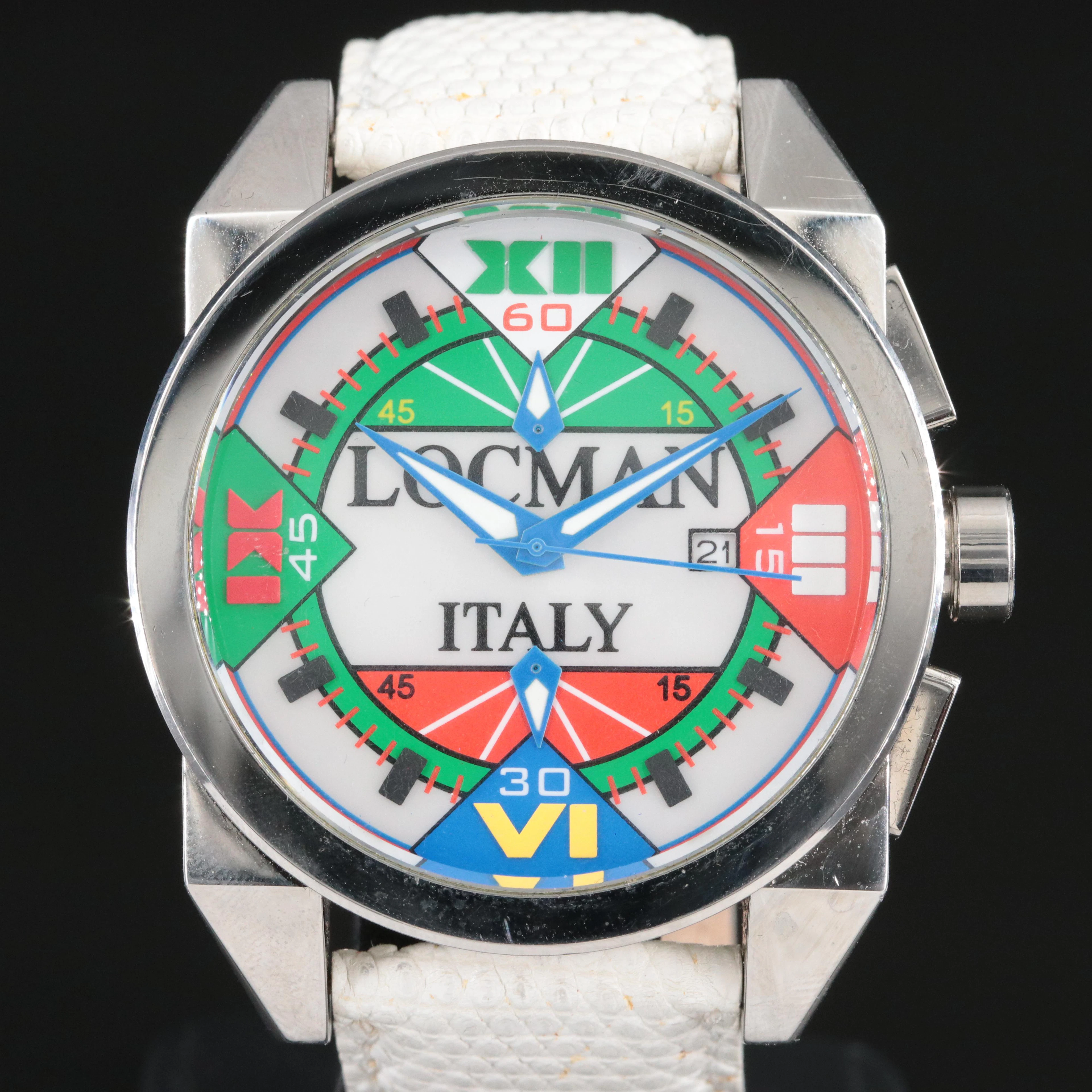 Locman Italy Cavallo Pazzo Quartz Chronograph Watch
