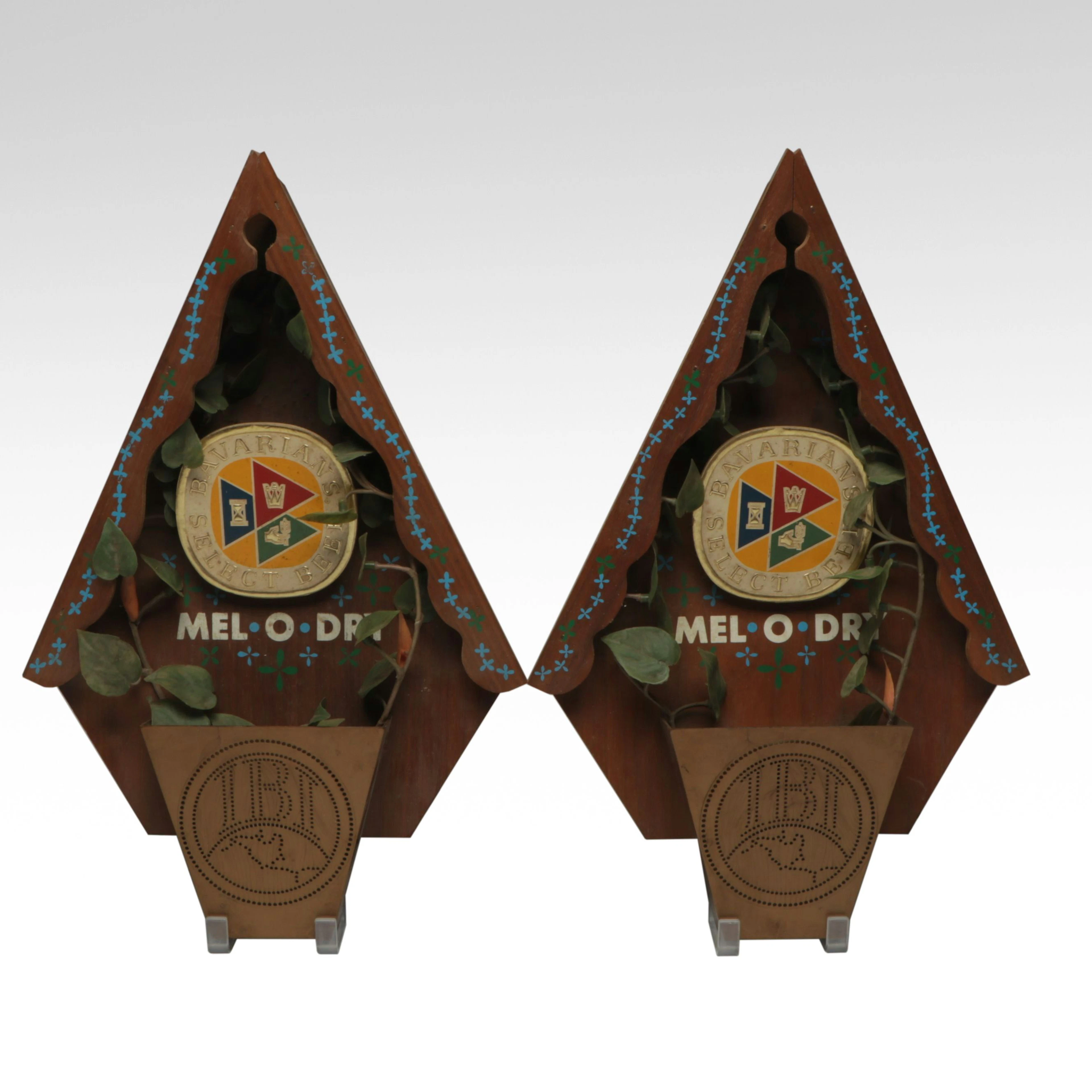Pair of Bavarian Select Beer Wall Sconces
