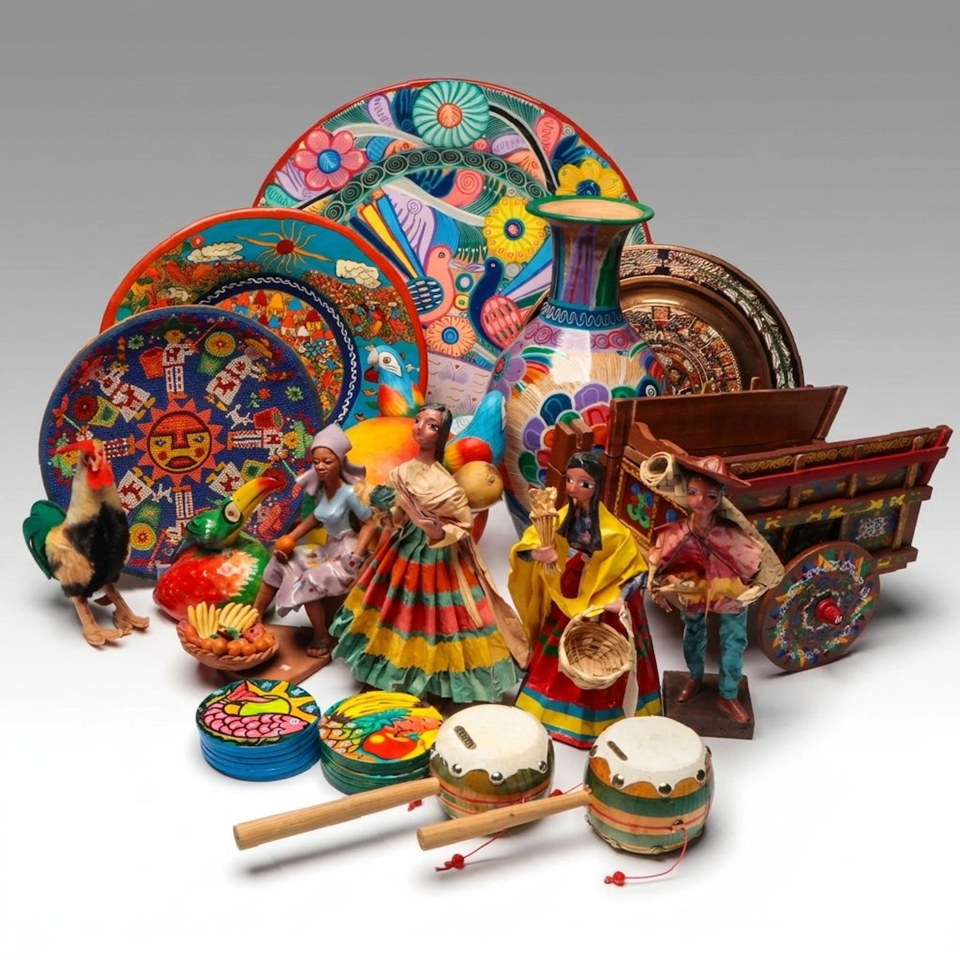 Hand-Painted Pottery, Papier-Mâché Figurines and More Mexican Folk Art